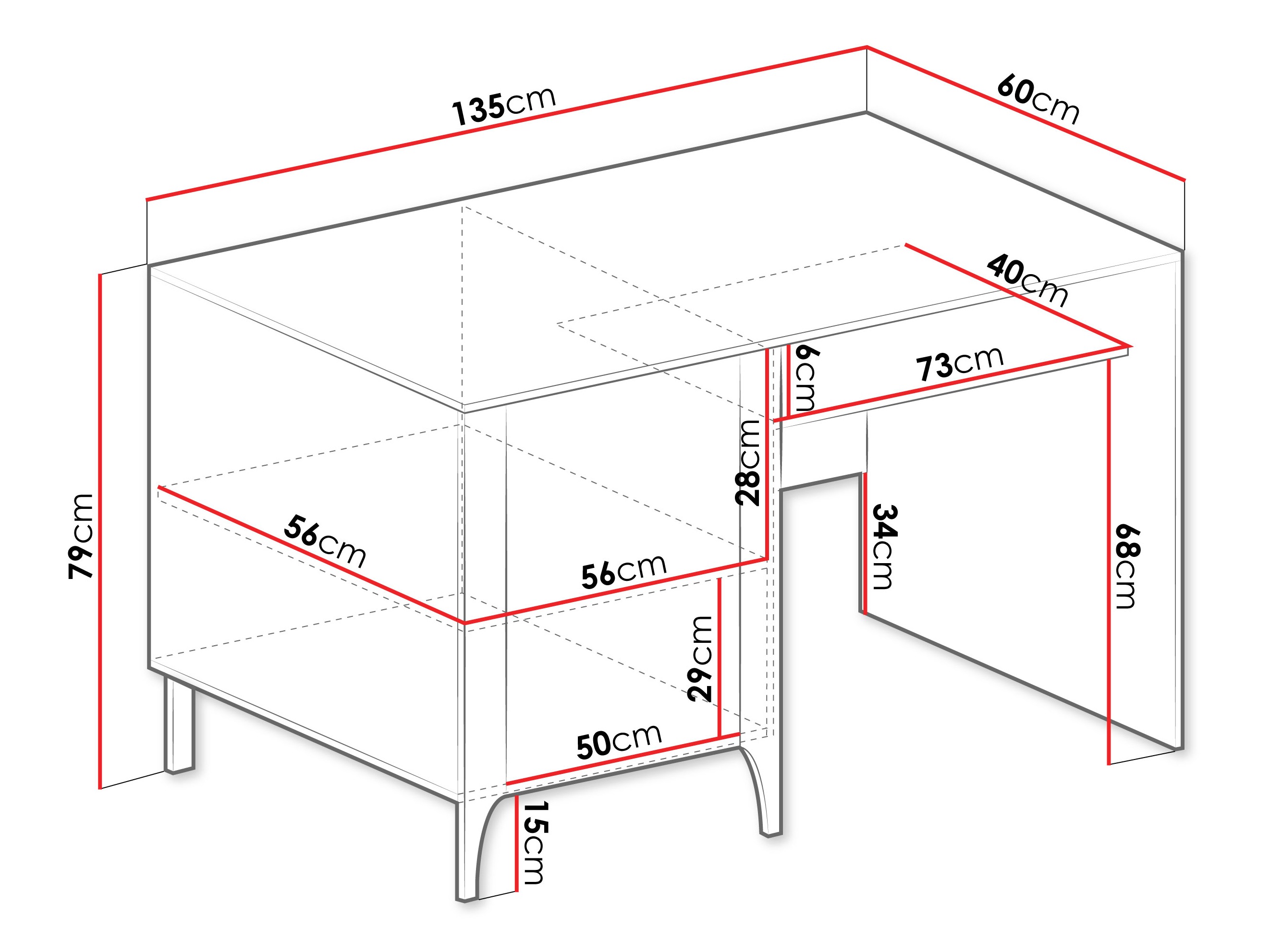 Офис бюро Mavtoru 108 (Черен)