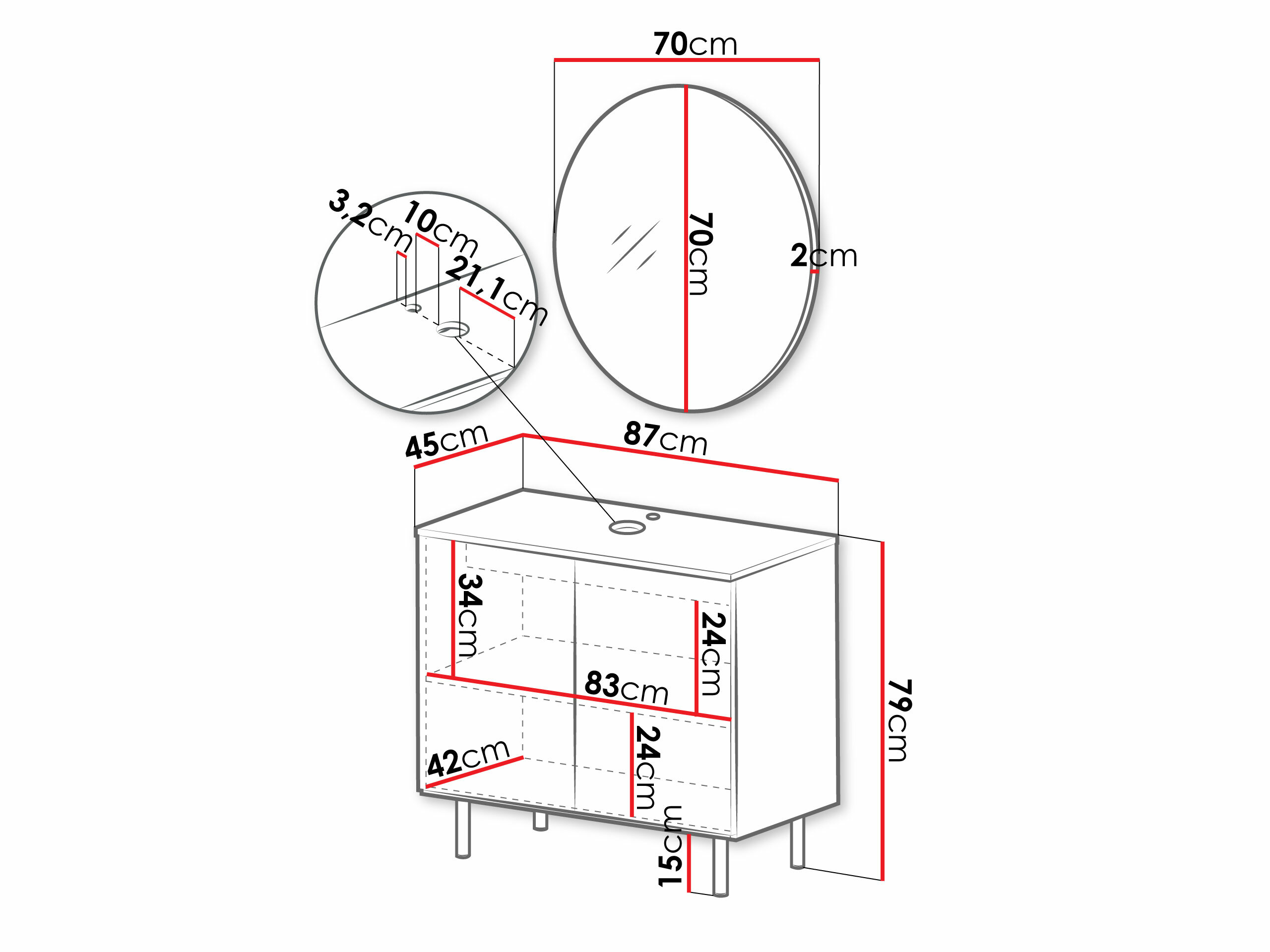 Комплект за баня Virdomi 109 (Кашмир)