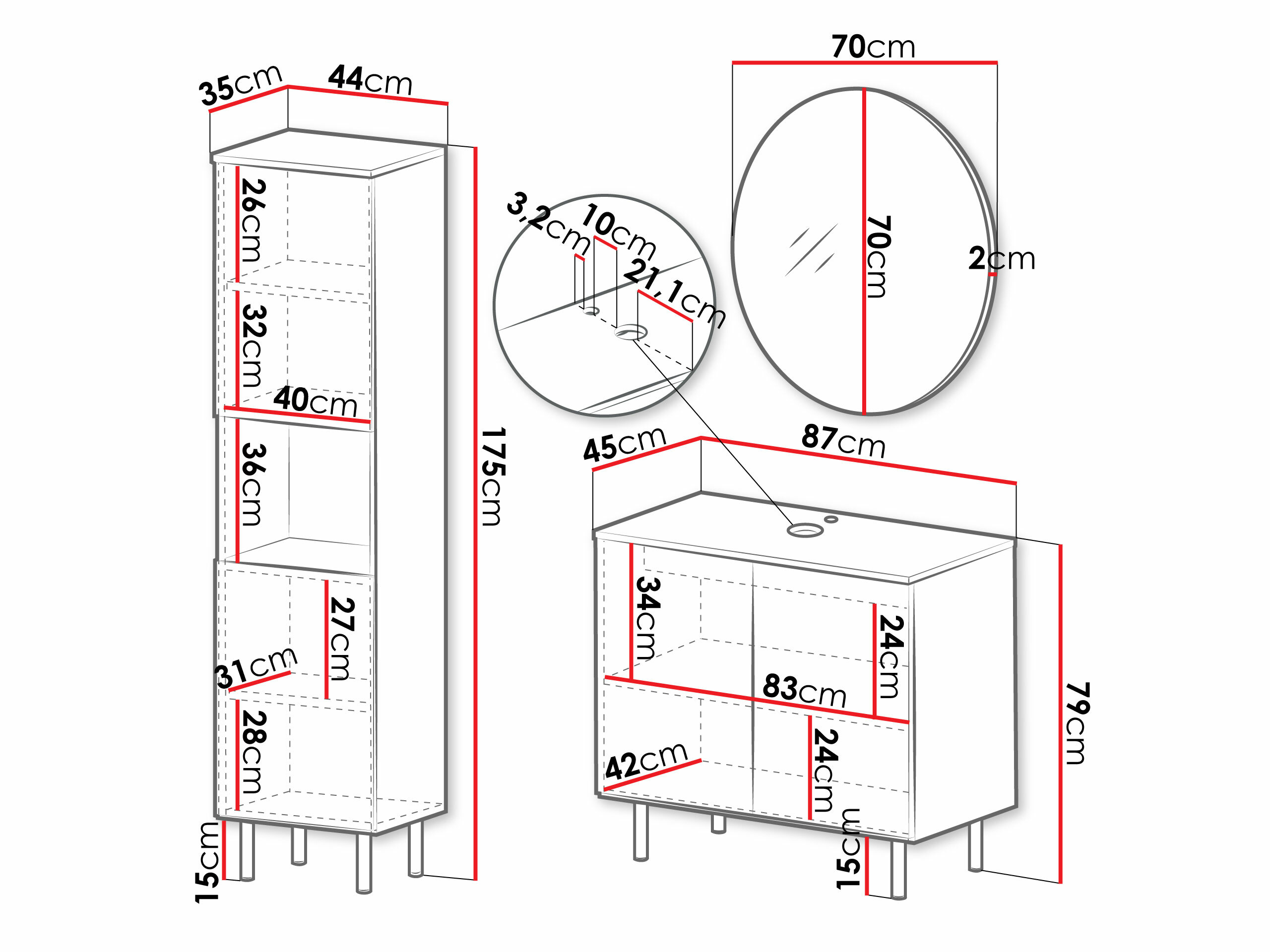Комплект за баня Virdomi 111 (Кашмир)