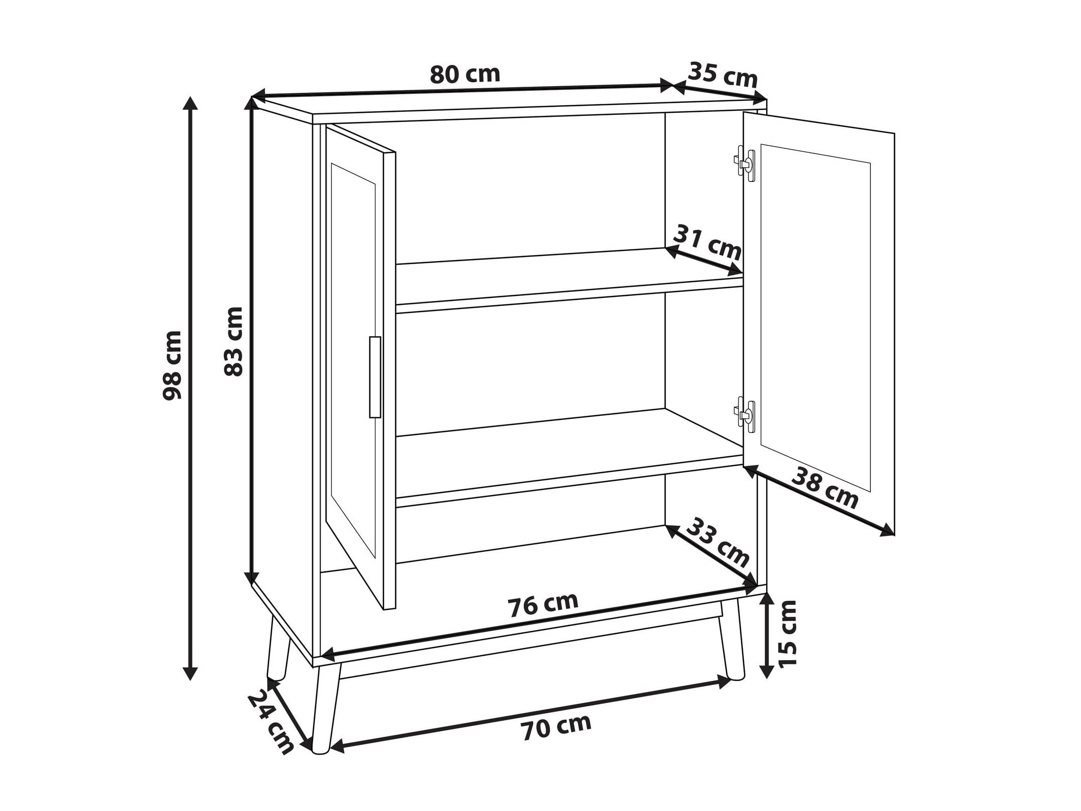 Етажерка за обувки Berwyn 2911