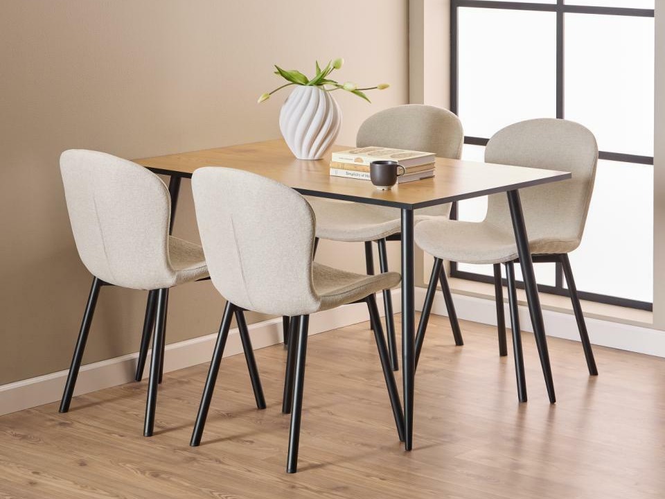 Маса Norsica 289 (Див дъб + Черен)