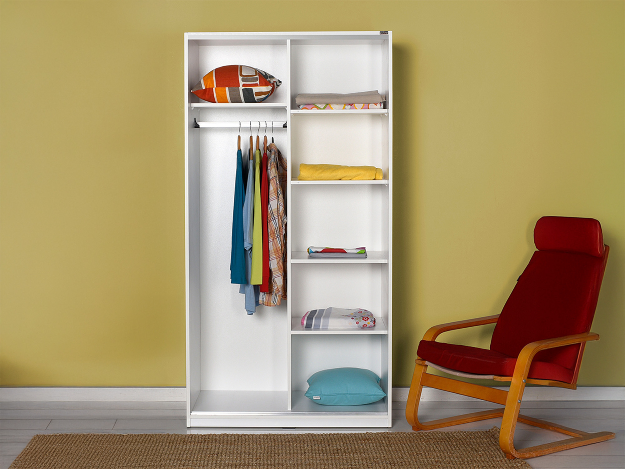 Гардероб Kailua 2708 (Бял)