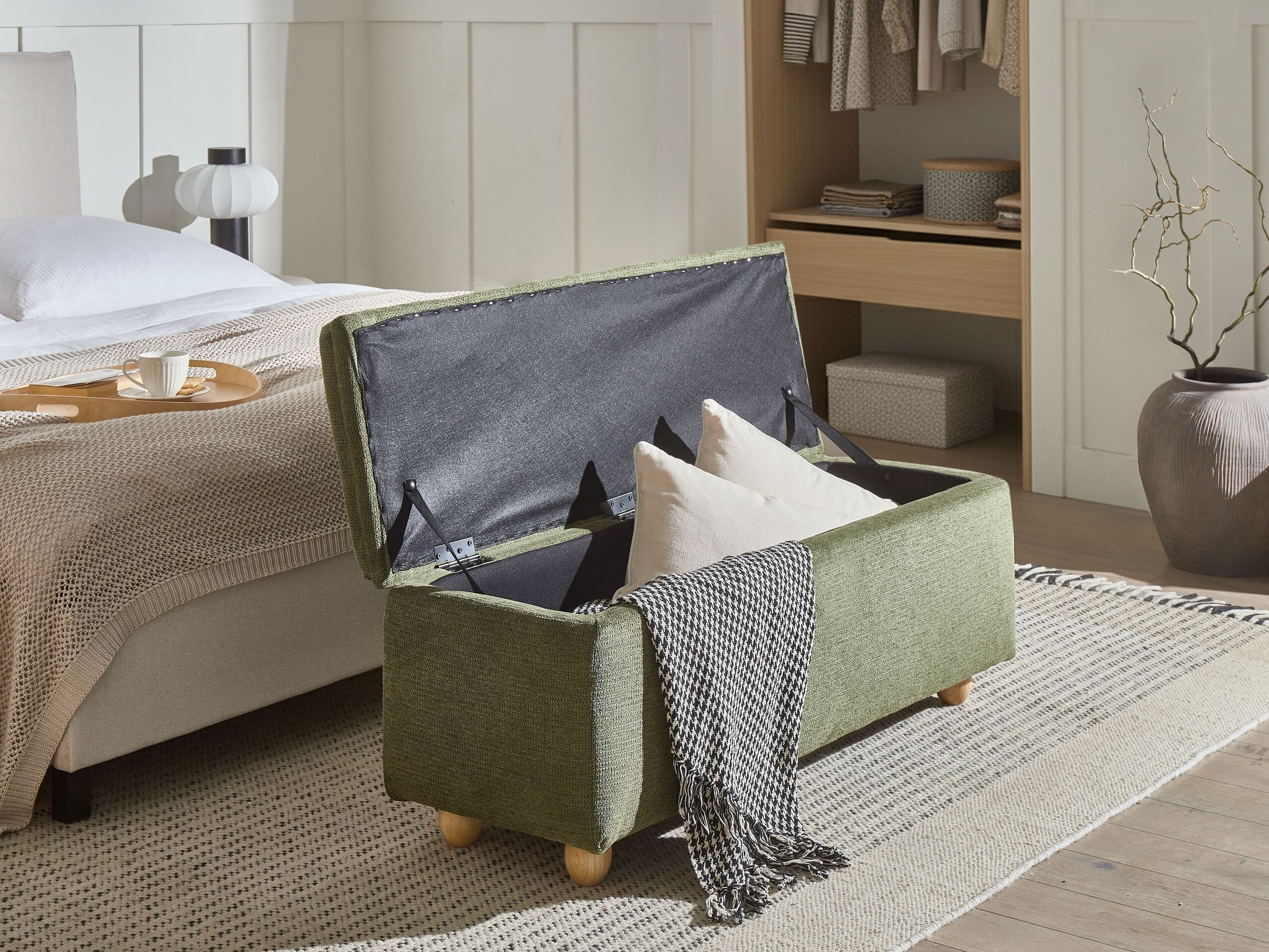 Тапицирана пейка Berwyn 2918 (Зелен)