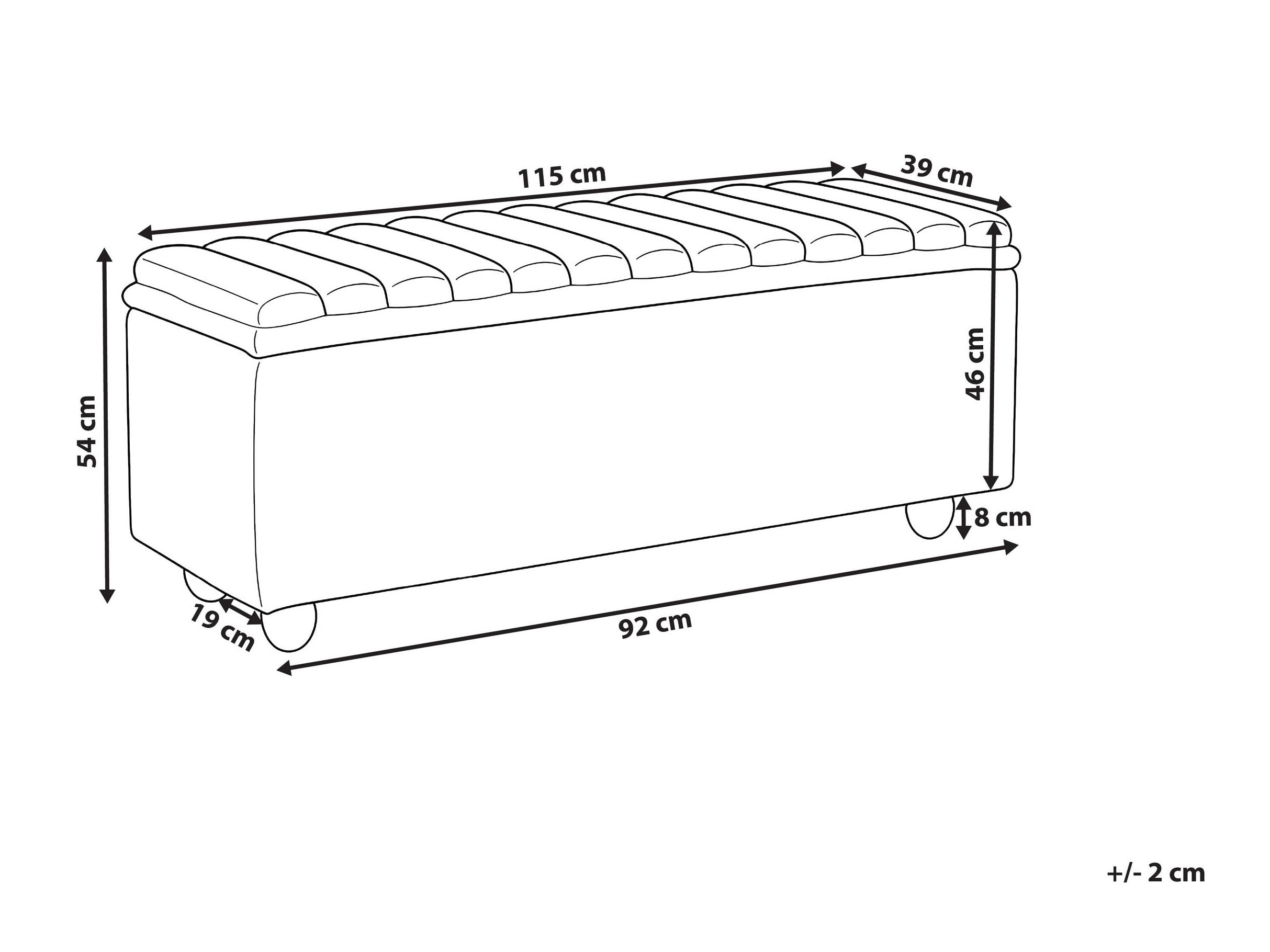 Тапицирана пейка Berwyn 2918 (Зелен)