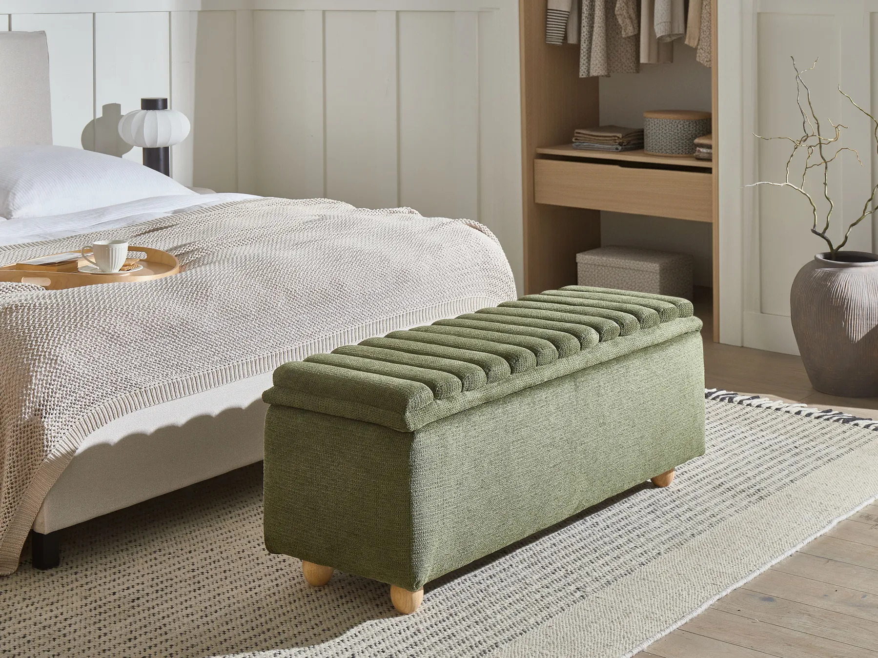 Тапицирана пейка Berwyn 2918 (Зелен)