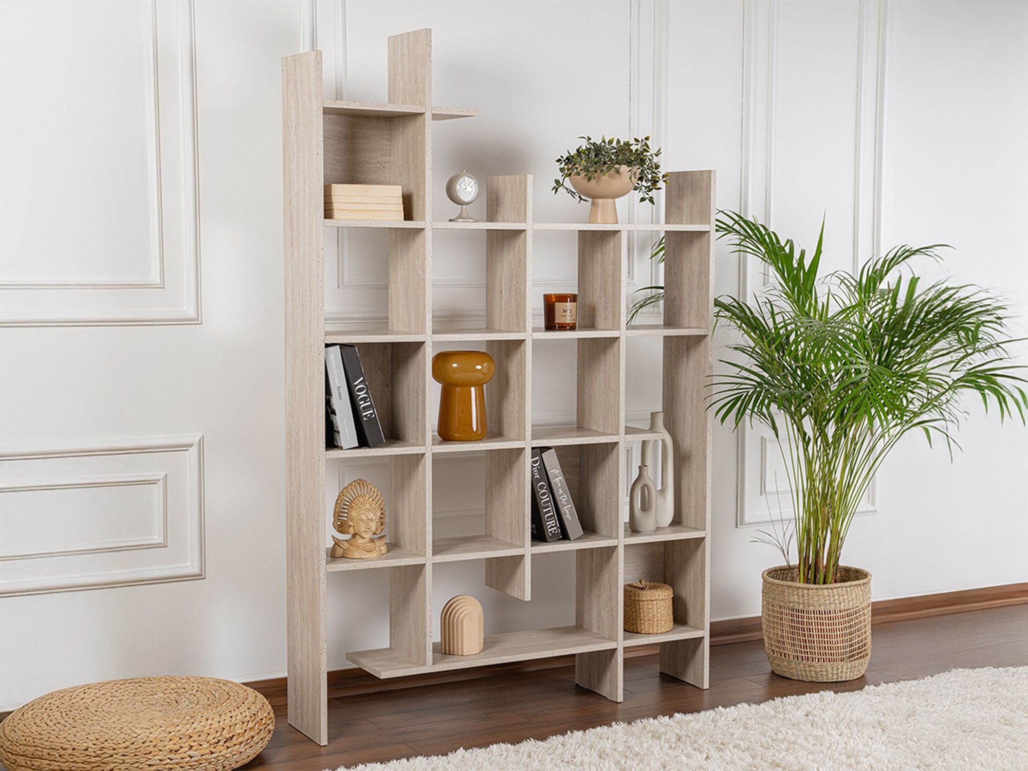 Етажерка Kailua 2710 (Светъл Travertine)