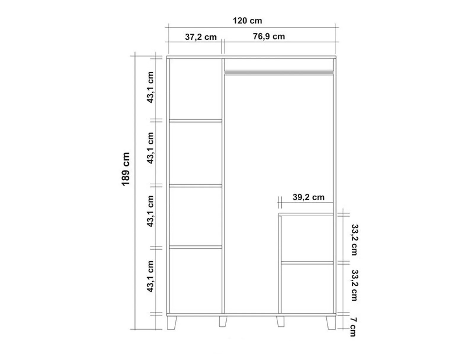Гардероб Kailua 2715