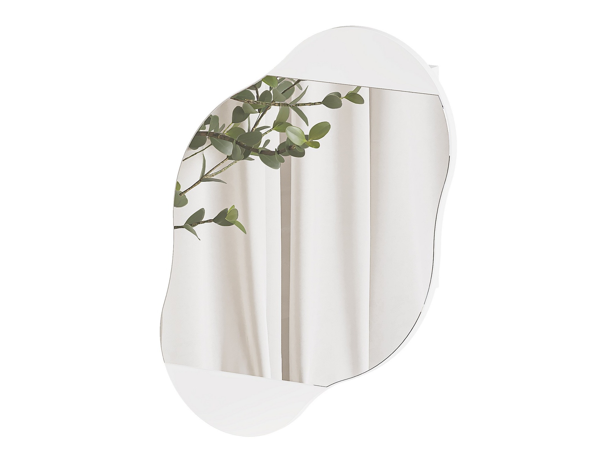 Шкаф за баня с огледало Kailua 2711 (Бял)