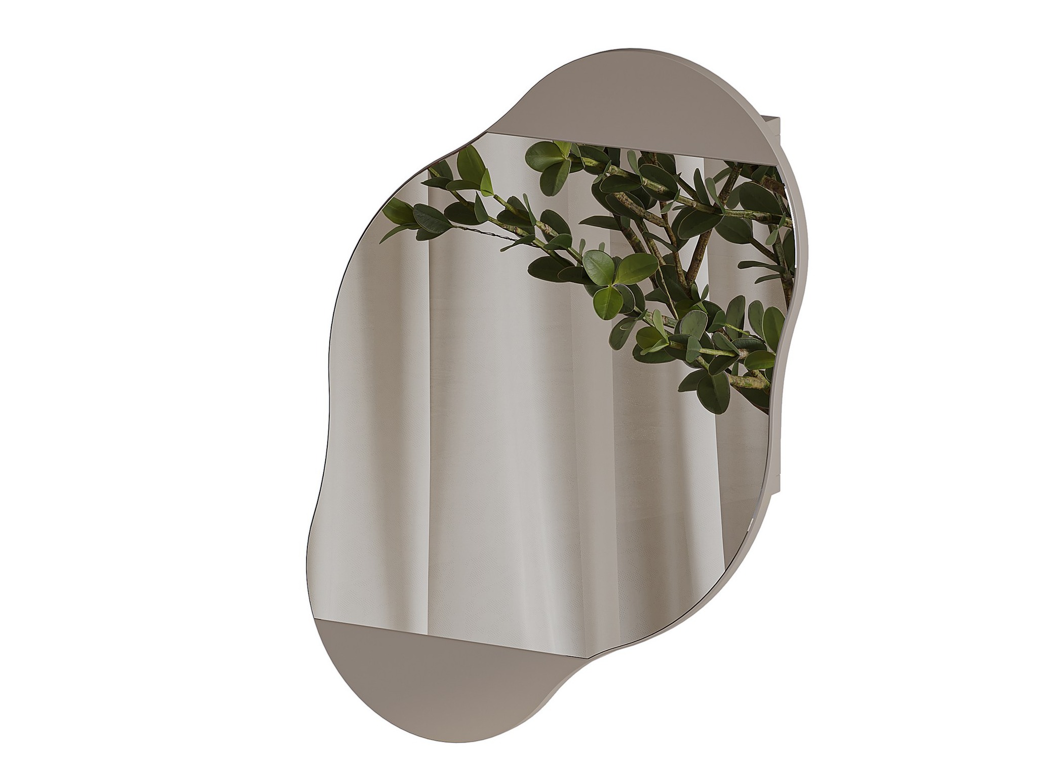 Шкаф за баня с огледало Kailua 2711 (Taupe)