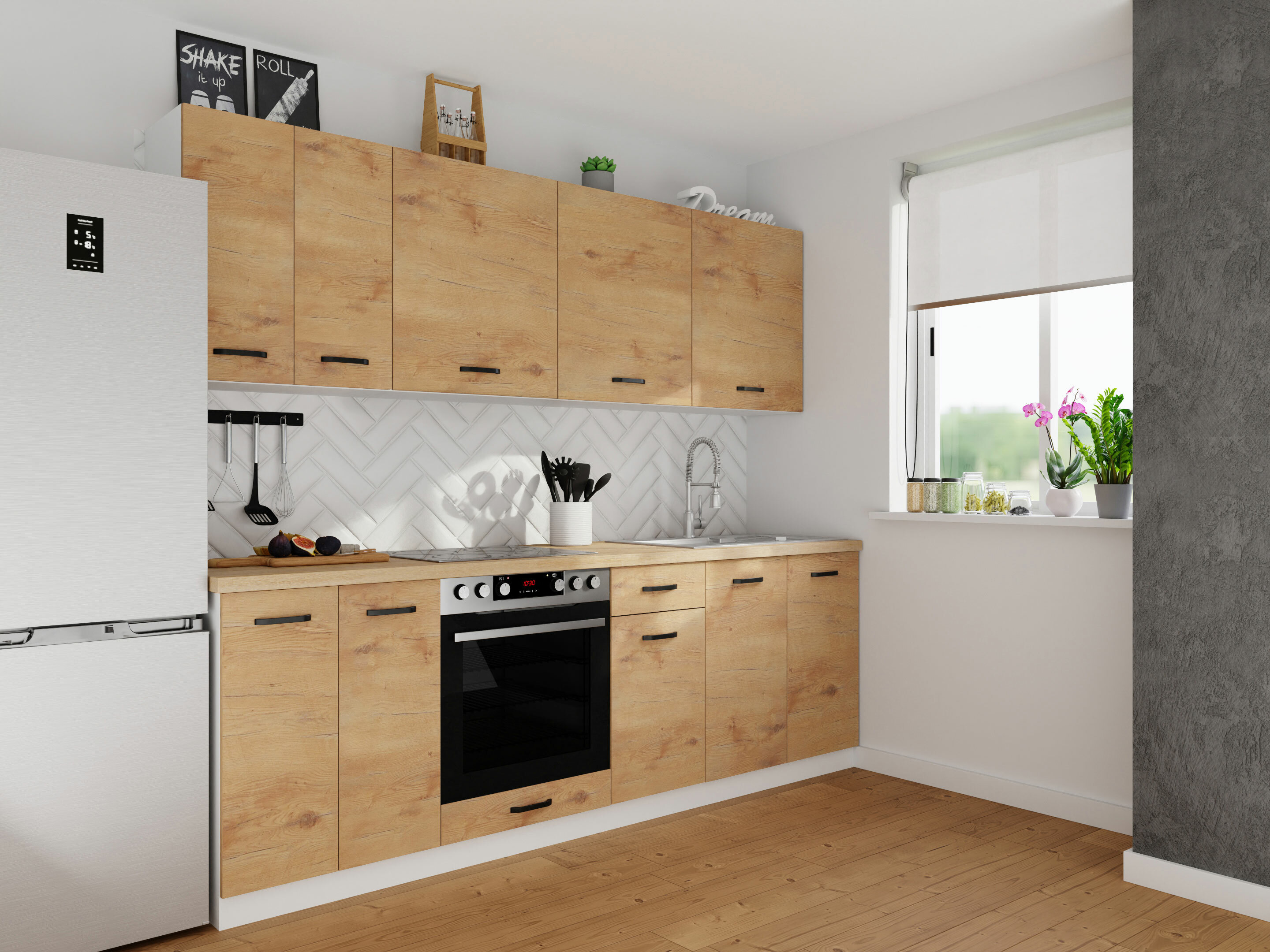 Модулен окачен шкаф Amper Lancelot 152