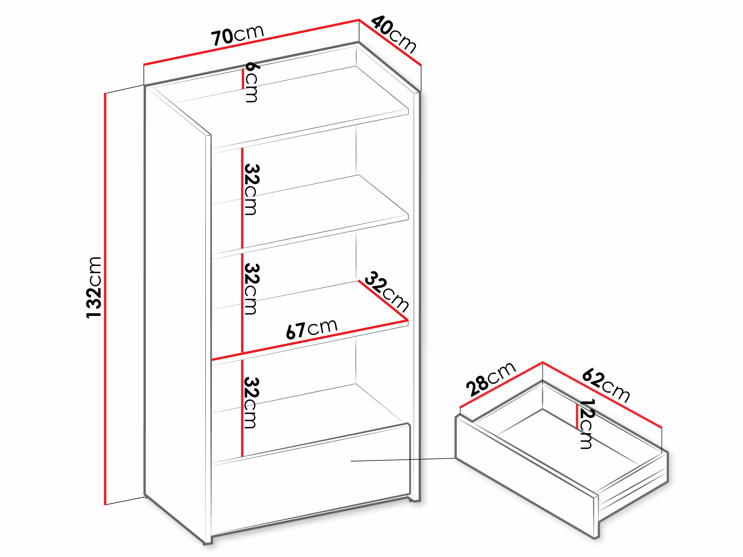 Етажерка Tivseva 104