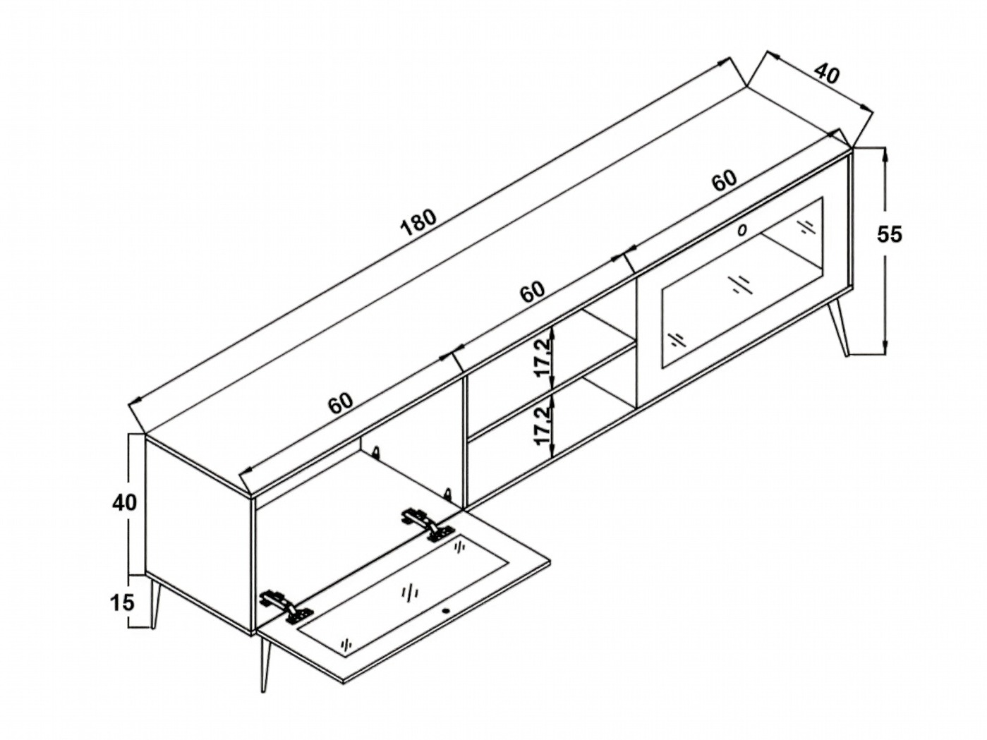 ТВ шкаф Asheboro 172