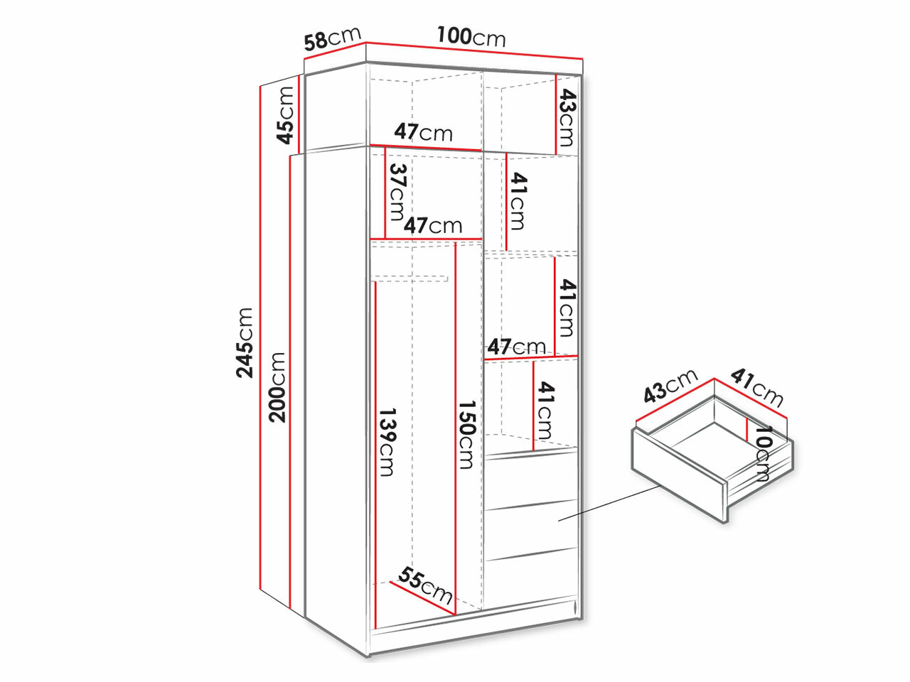 Гардероб Lombala 108