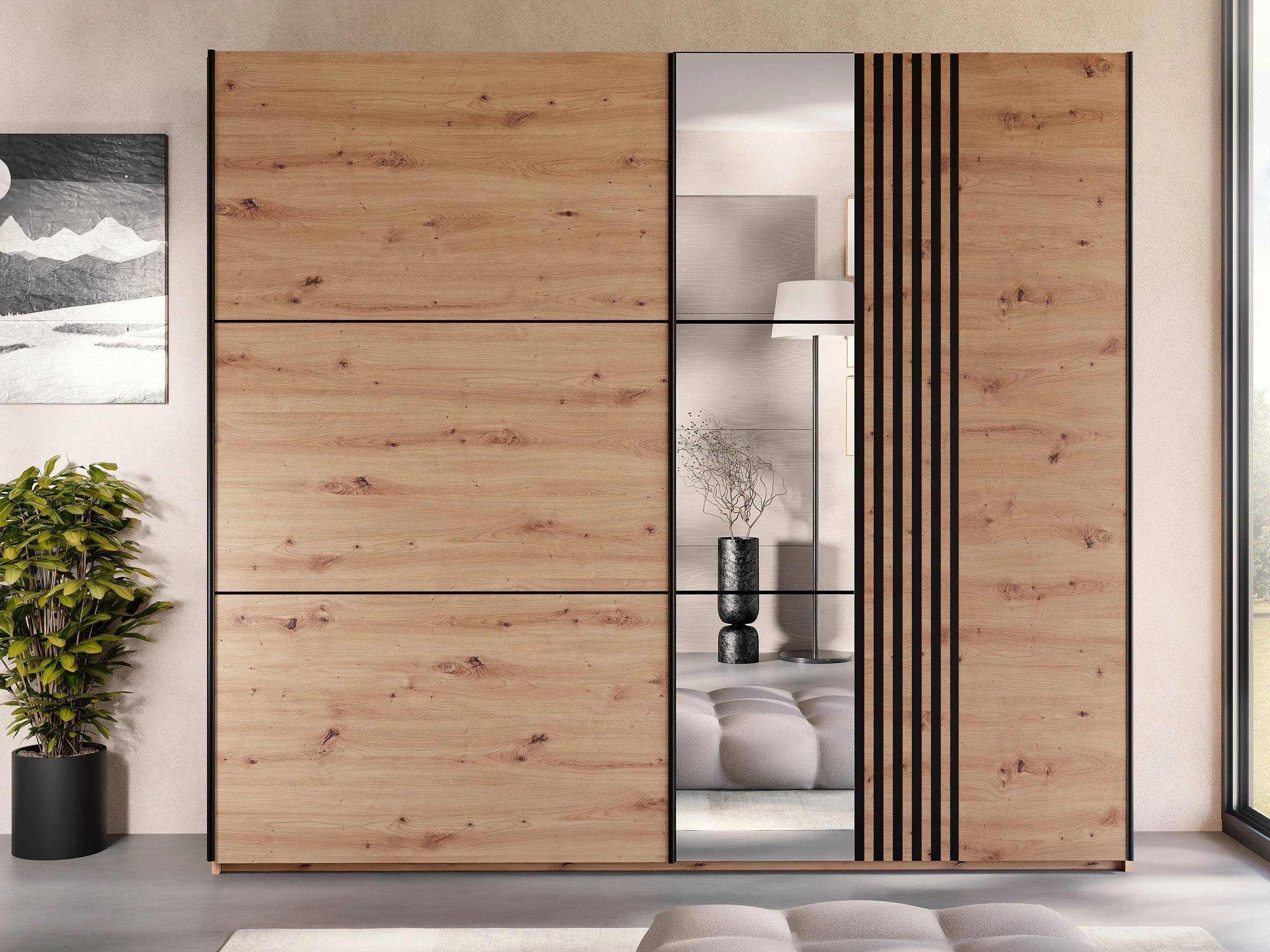 Гардероб Honolulu 254 (Artisan дъб)