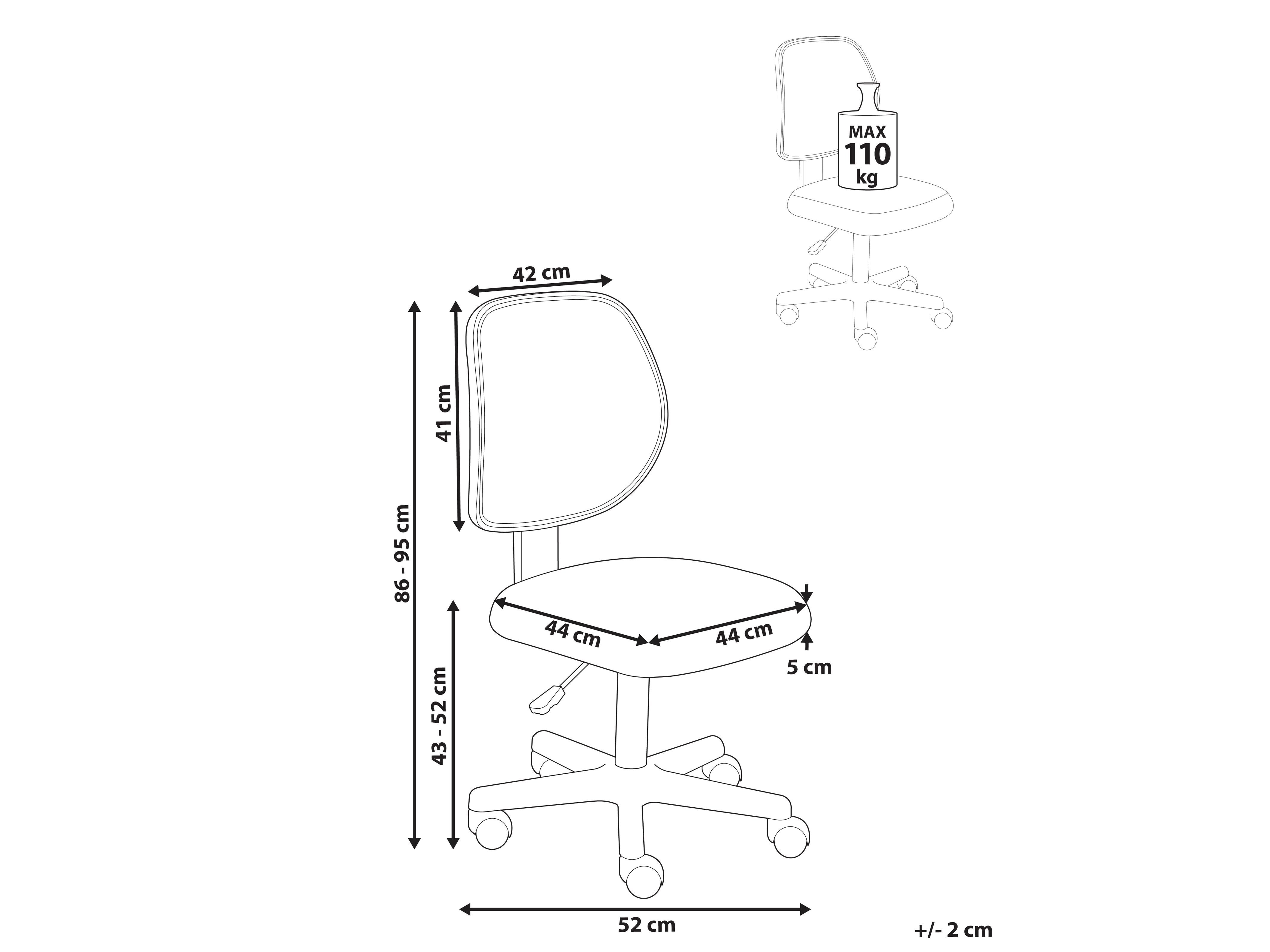 Офис стол Berwyn 2920 (Светло розово)