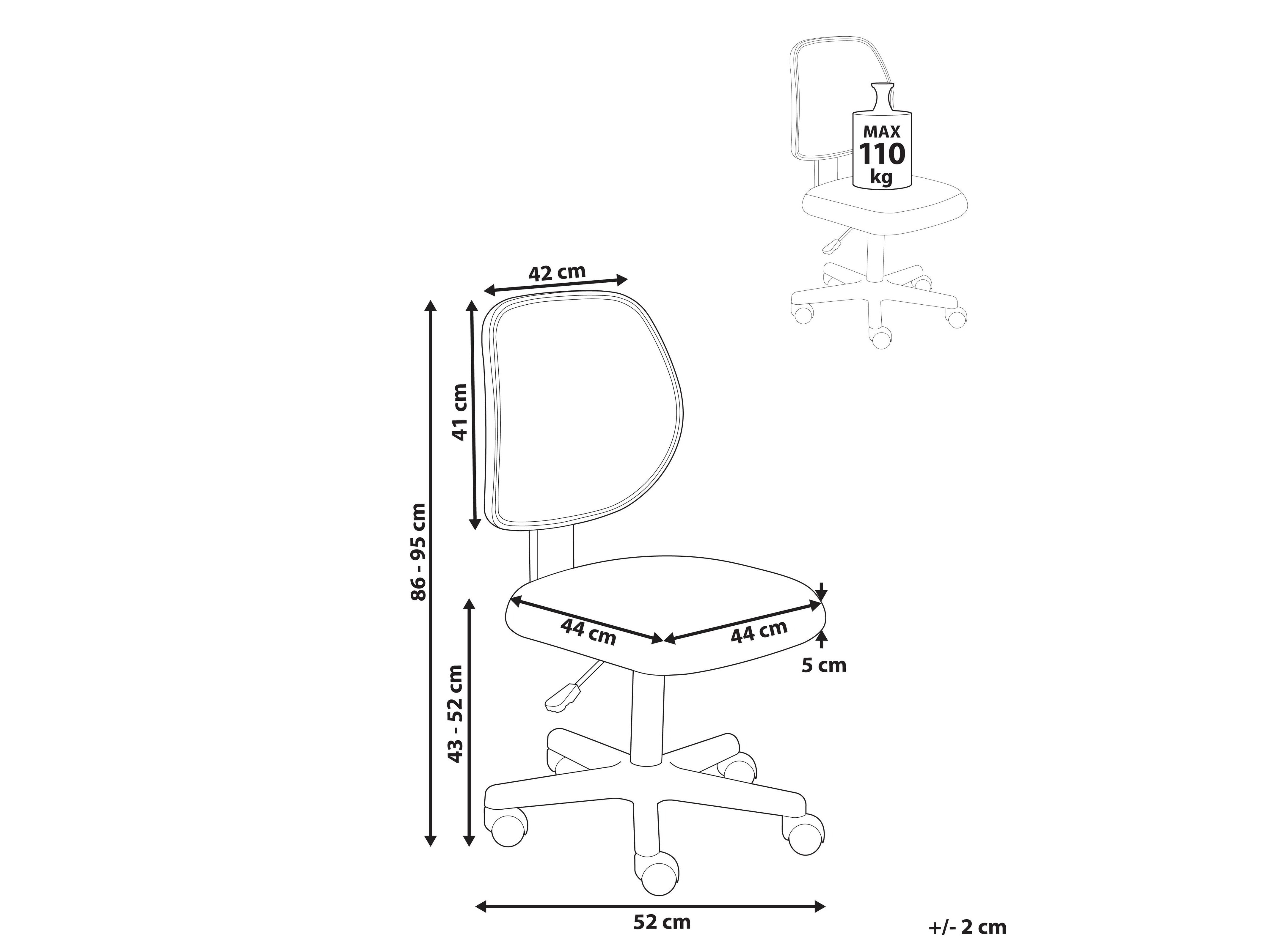 Офис стол Berwyn 2920 (Светло сив)