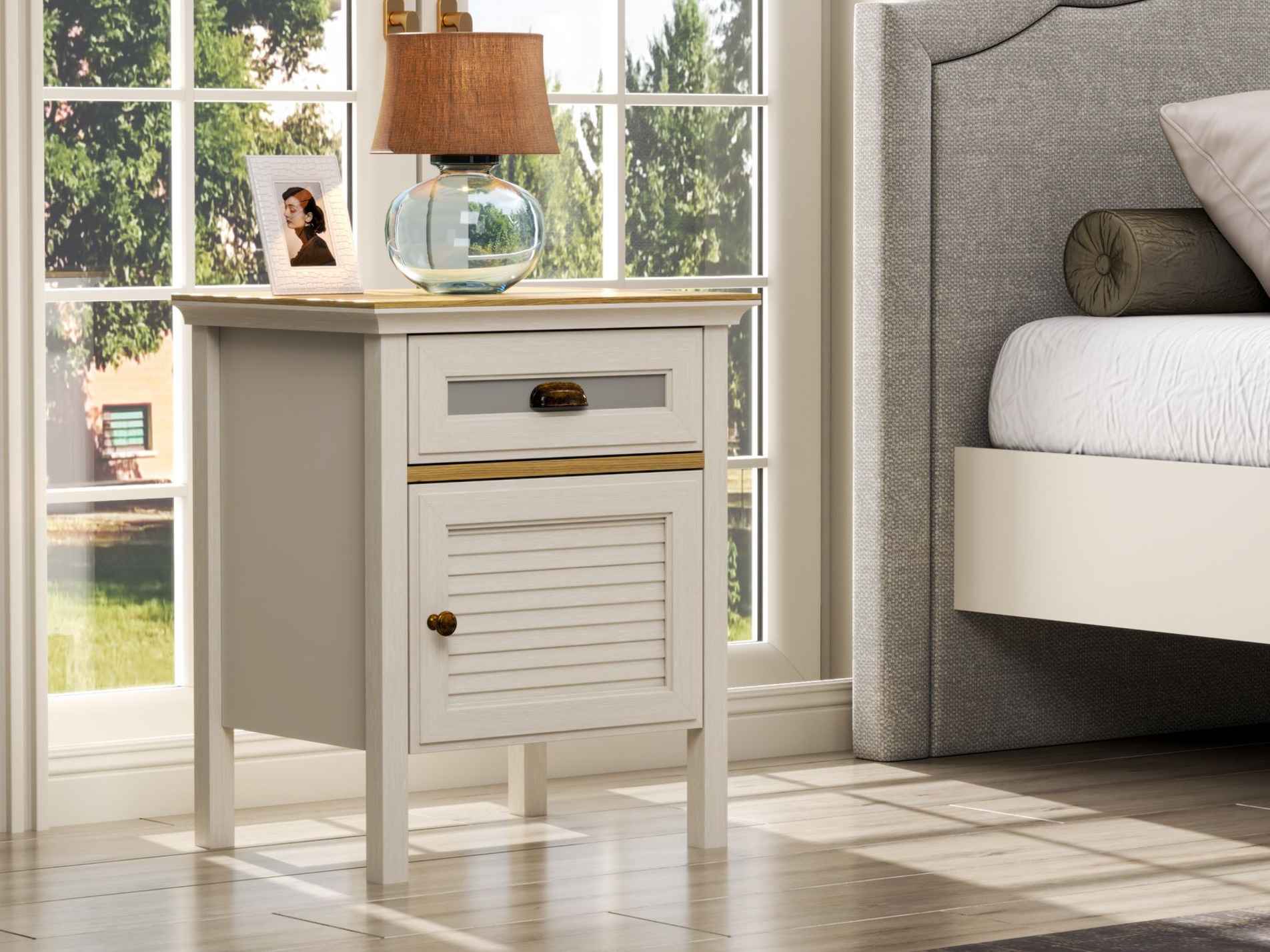 Нощно шкафче Melvero 122