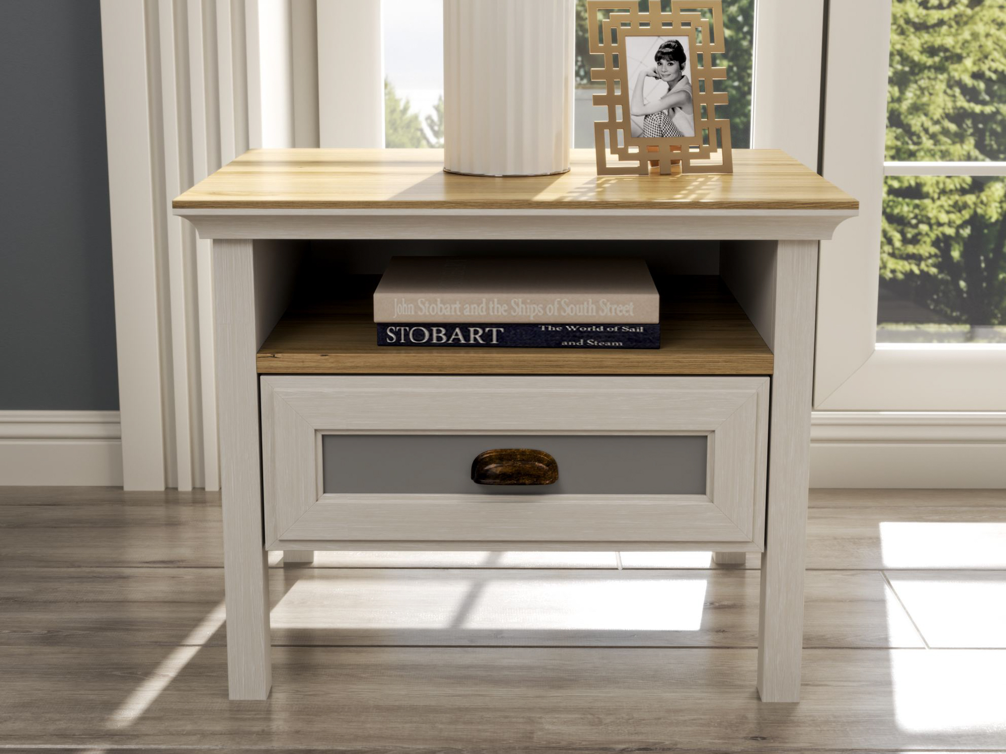 Нощно шкафче Melvero 123