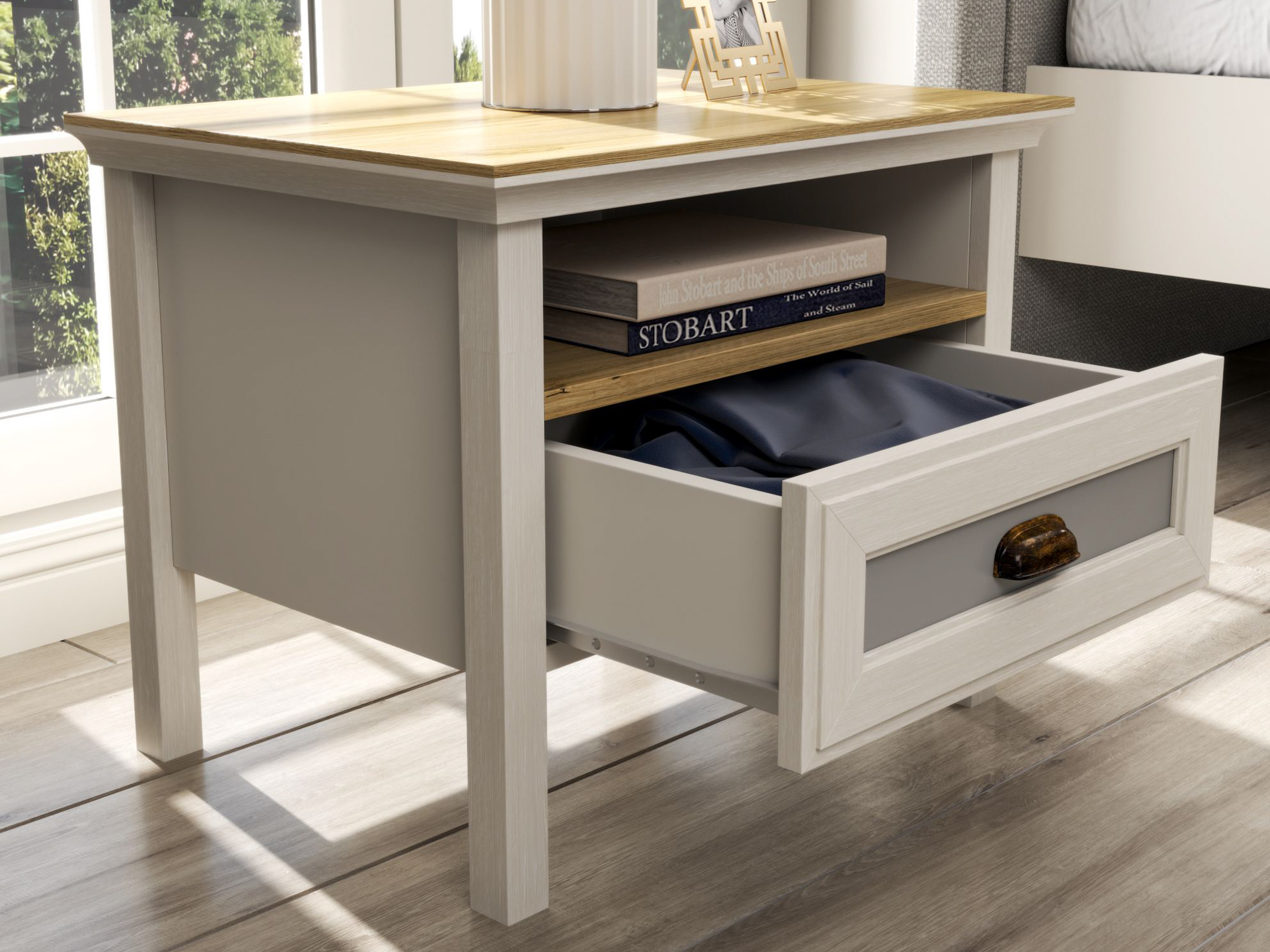 Нощно шкафче Melvero 123