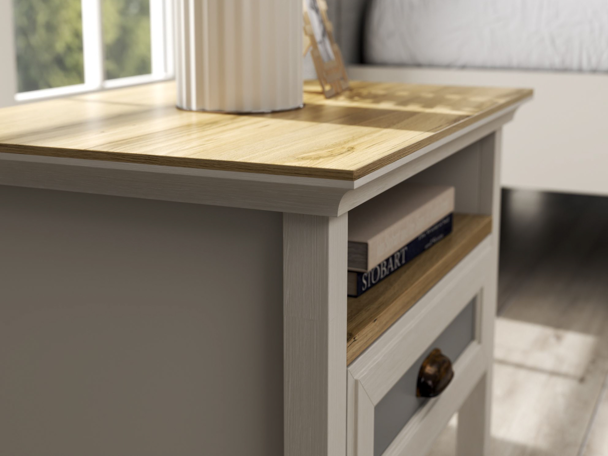 Нощно шкафче Melvero 123