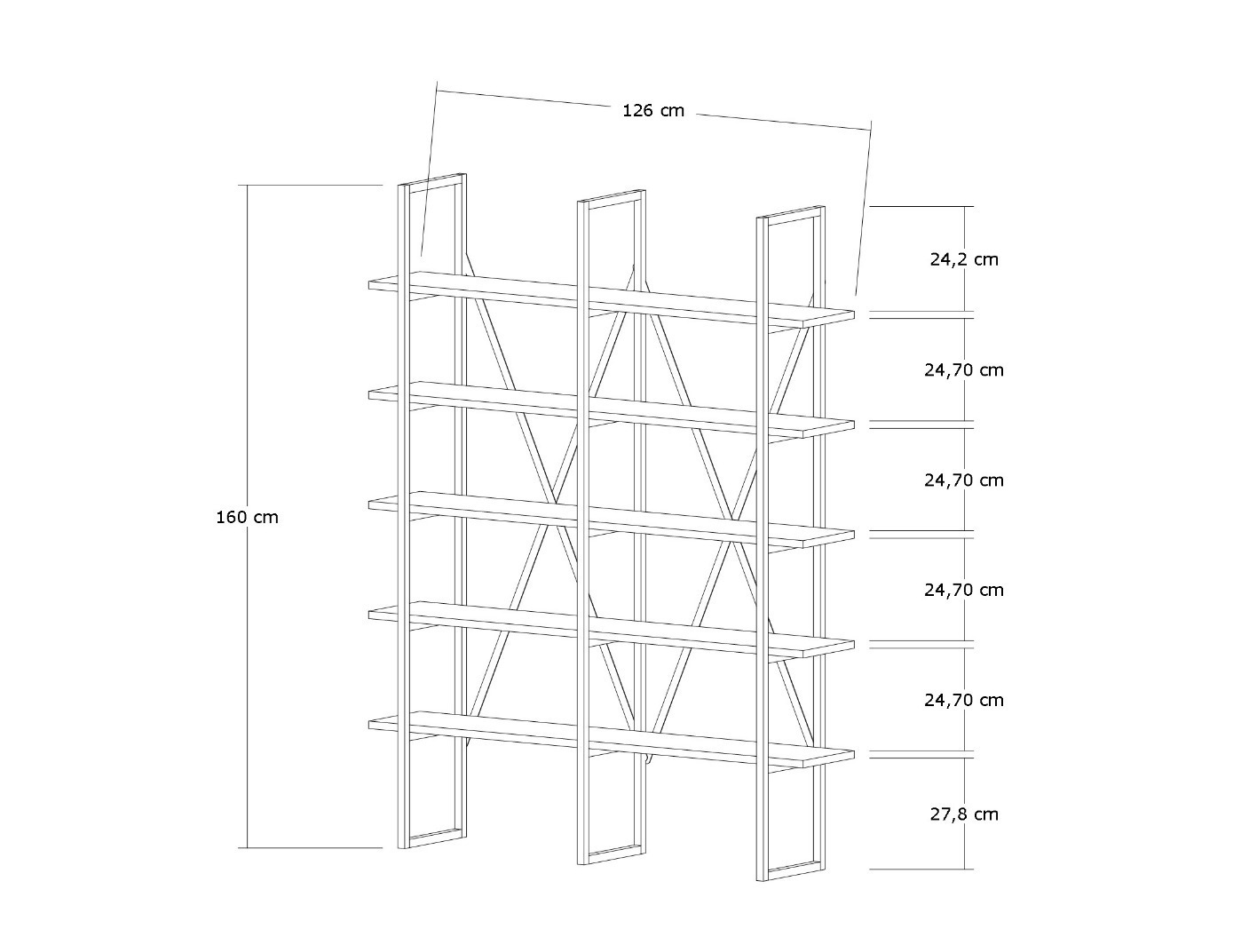 Етажерка Kailua 2720