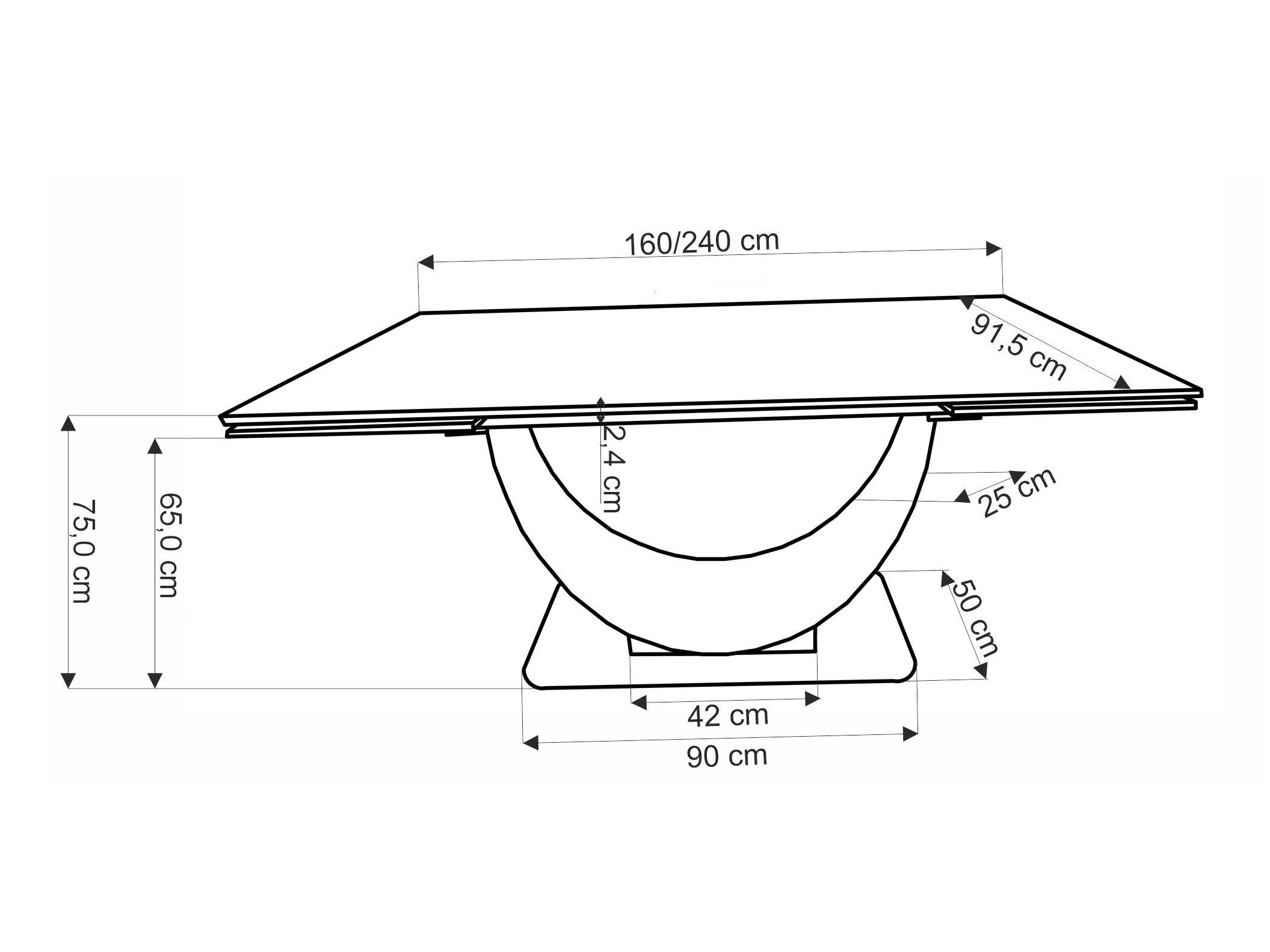Маса Houston 2090