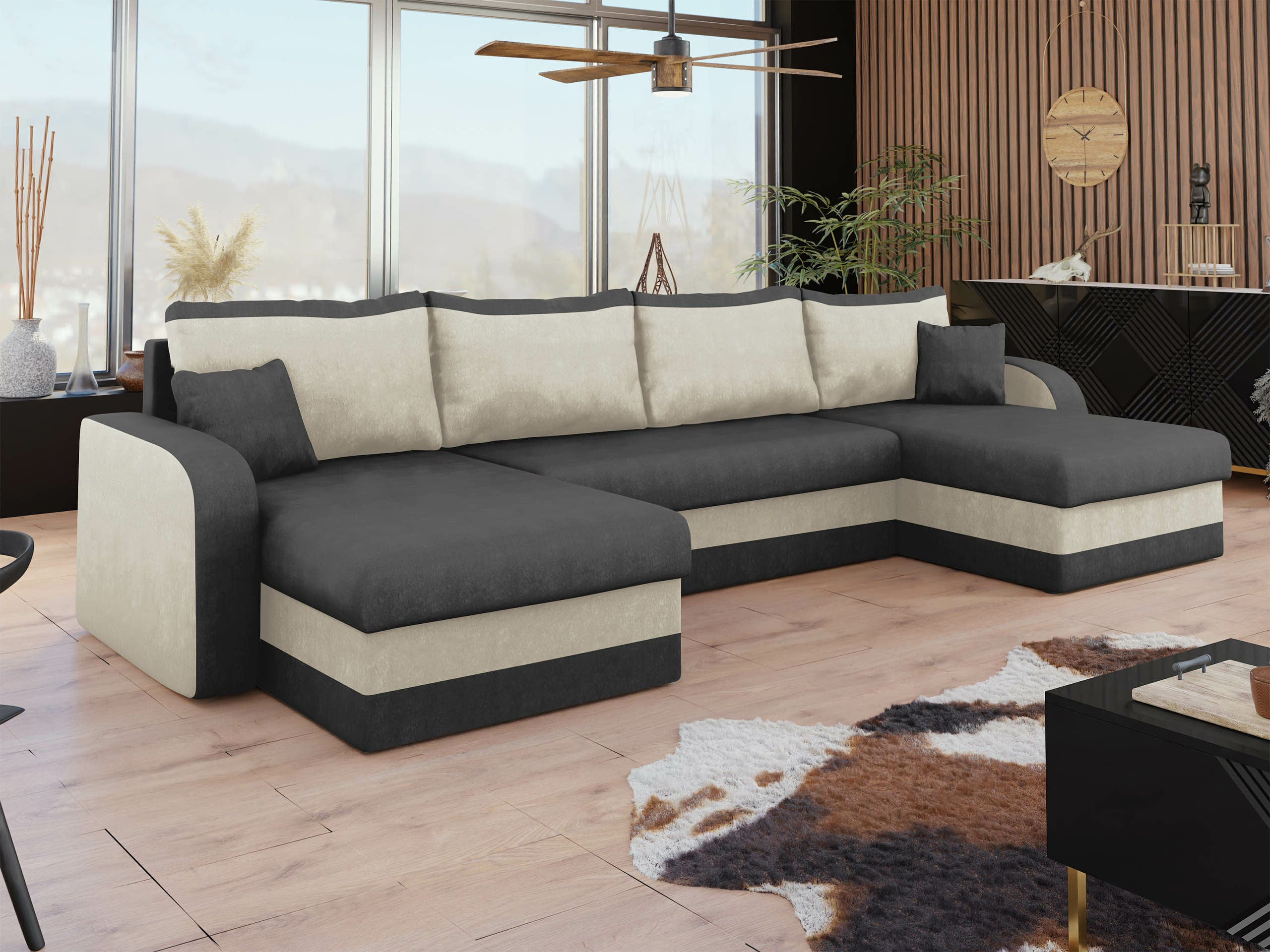 Ъглов диван Comfivo Melissa IV (Alova 36 + Alova 71)