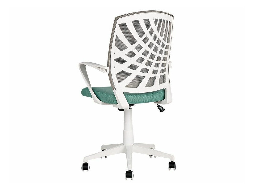 Офис стол Berwyn 431 (Сив + Тюркоаз + Бял)