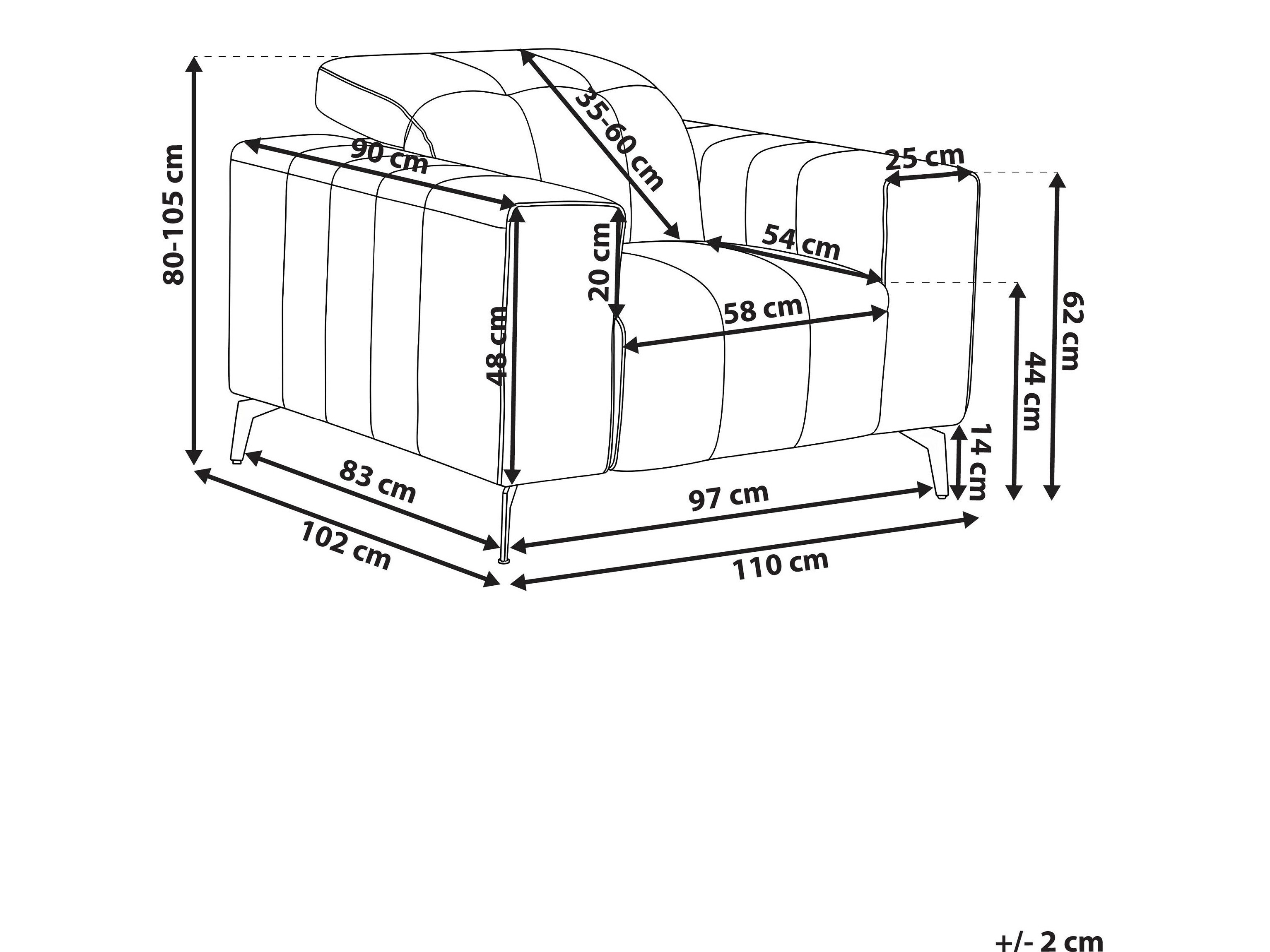 Фотьойл Berwyn 2944 (Taupe)