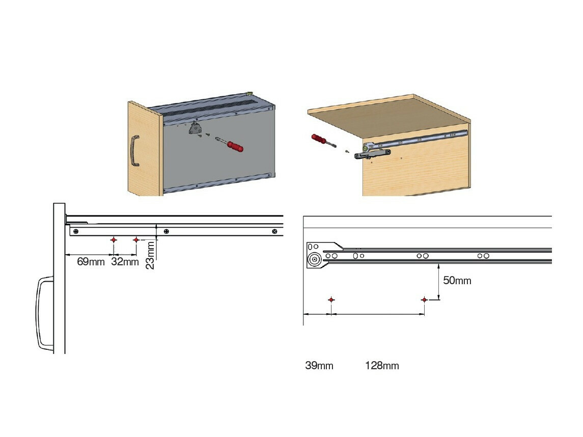 Cпирачка за чекмеджета Ati 168