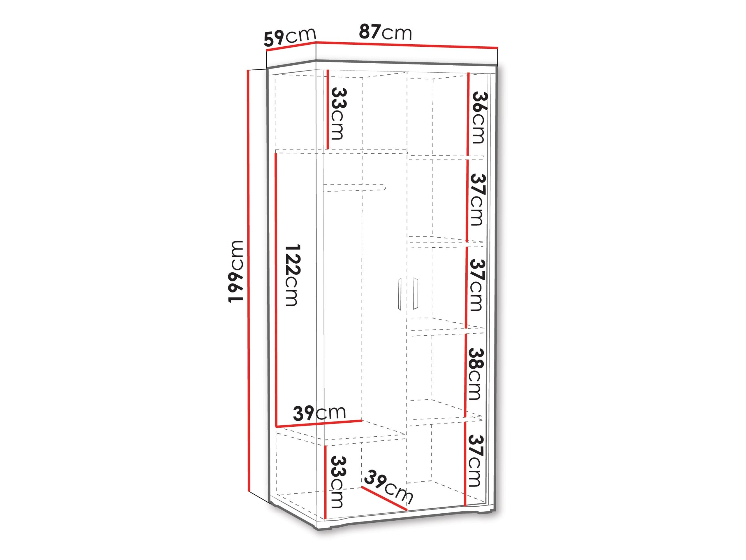 Гардероб Elisale 107