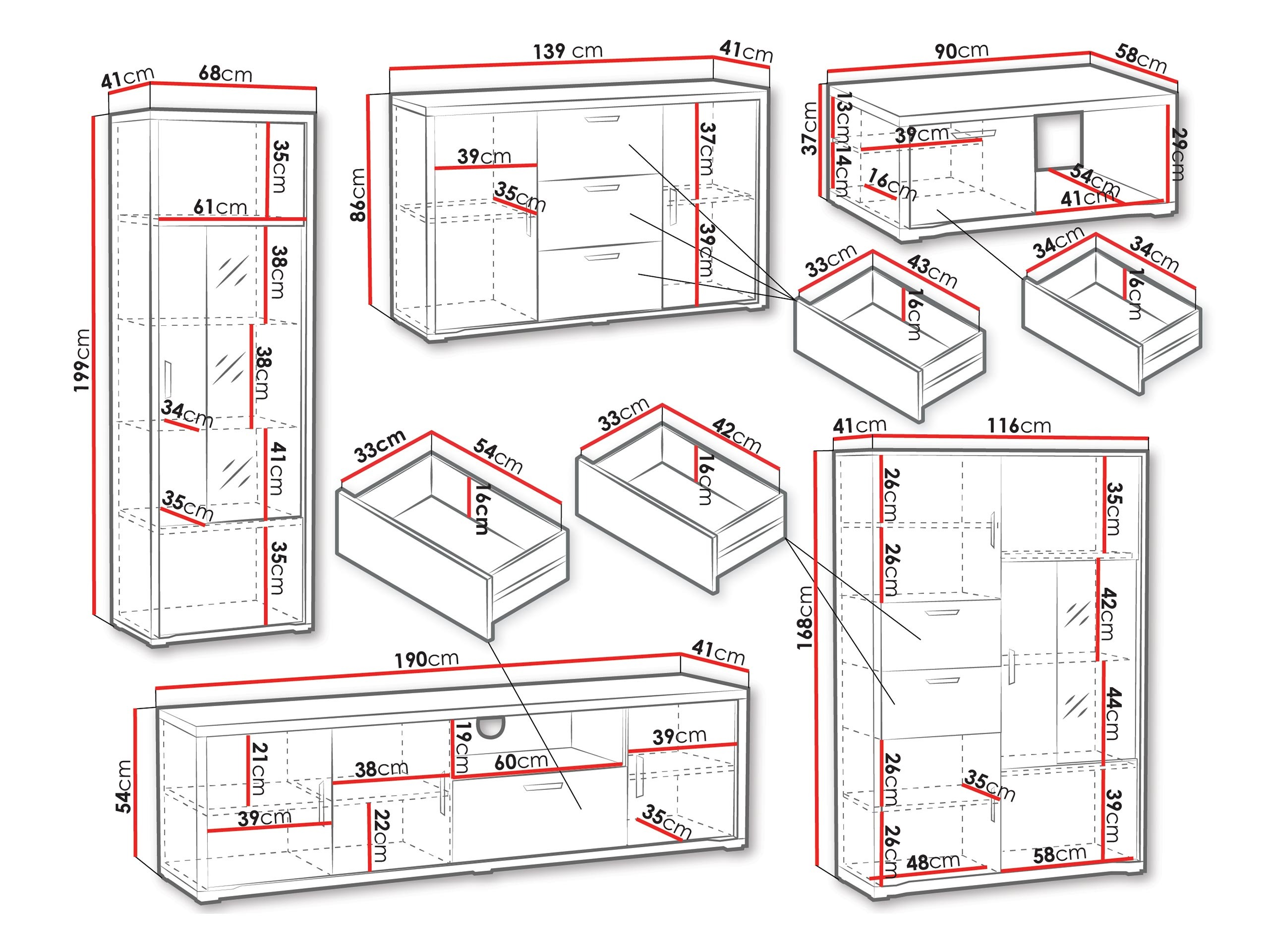 Комплект за хол Elisale 110
