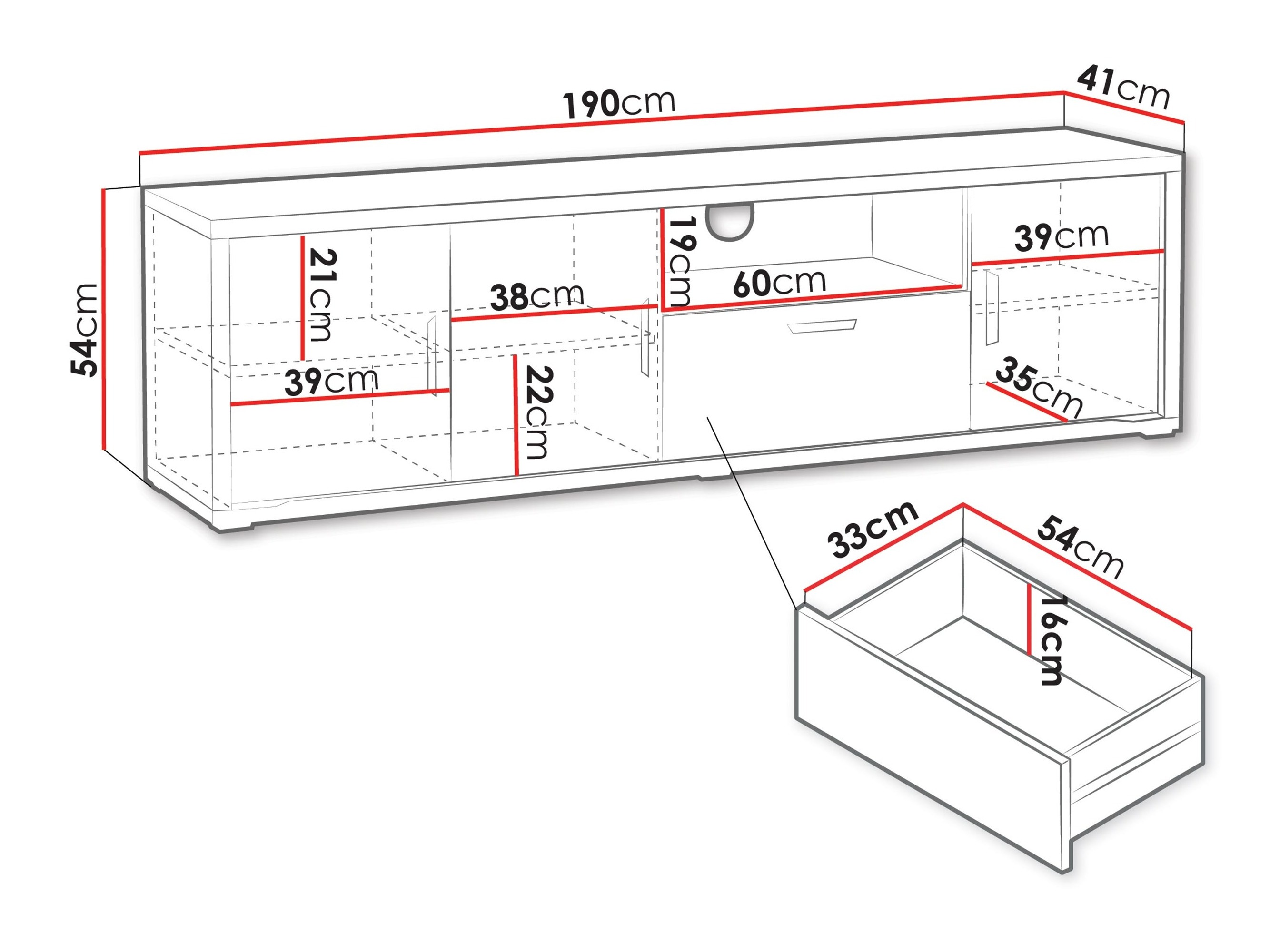 ТВ шкаф Elisale 104