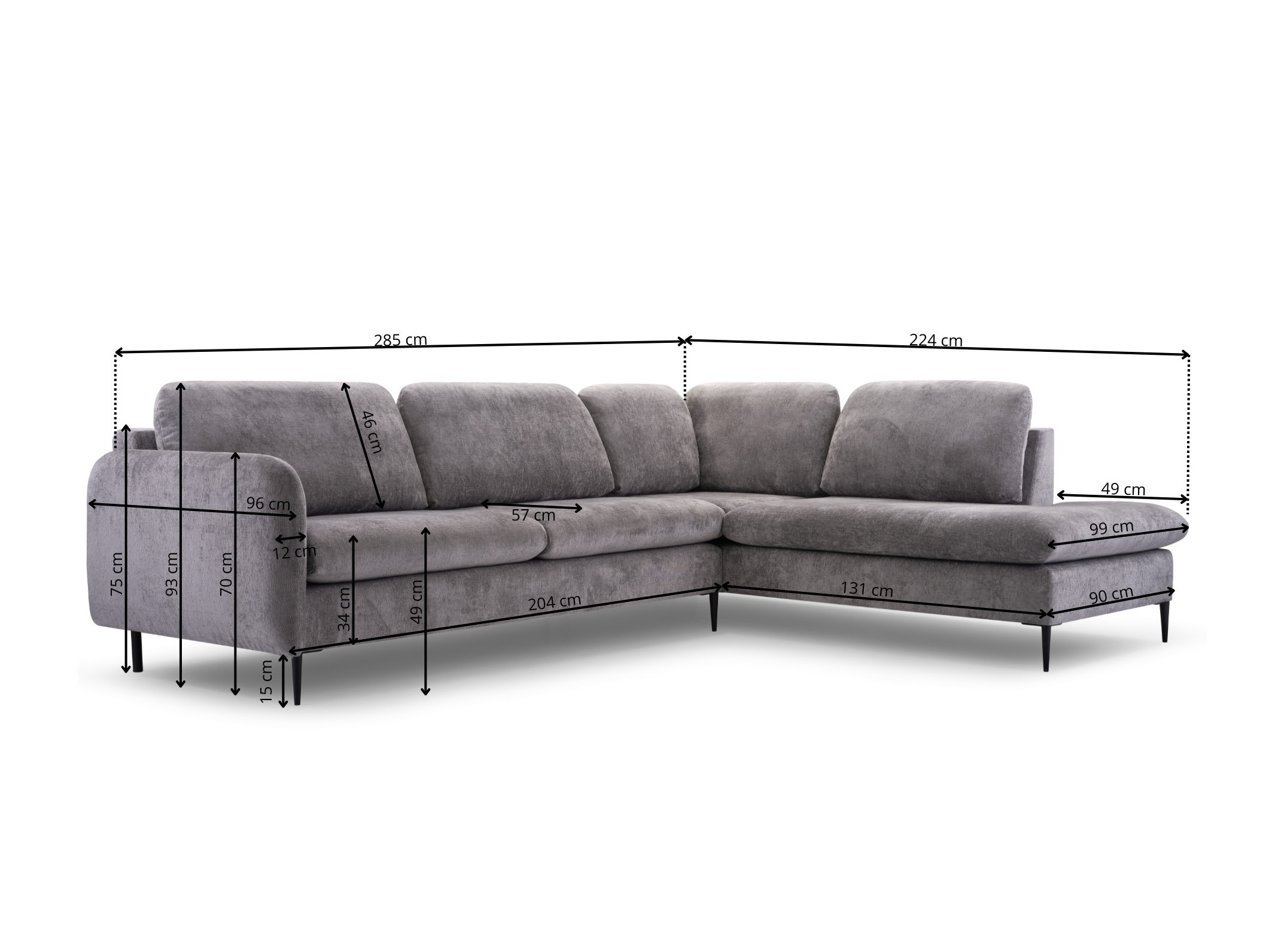 Ъглов диван Lufkin 150 (Perfect Harmony 59)