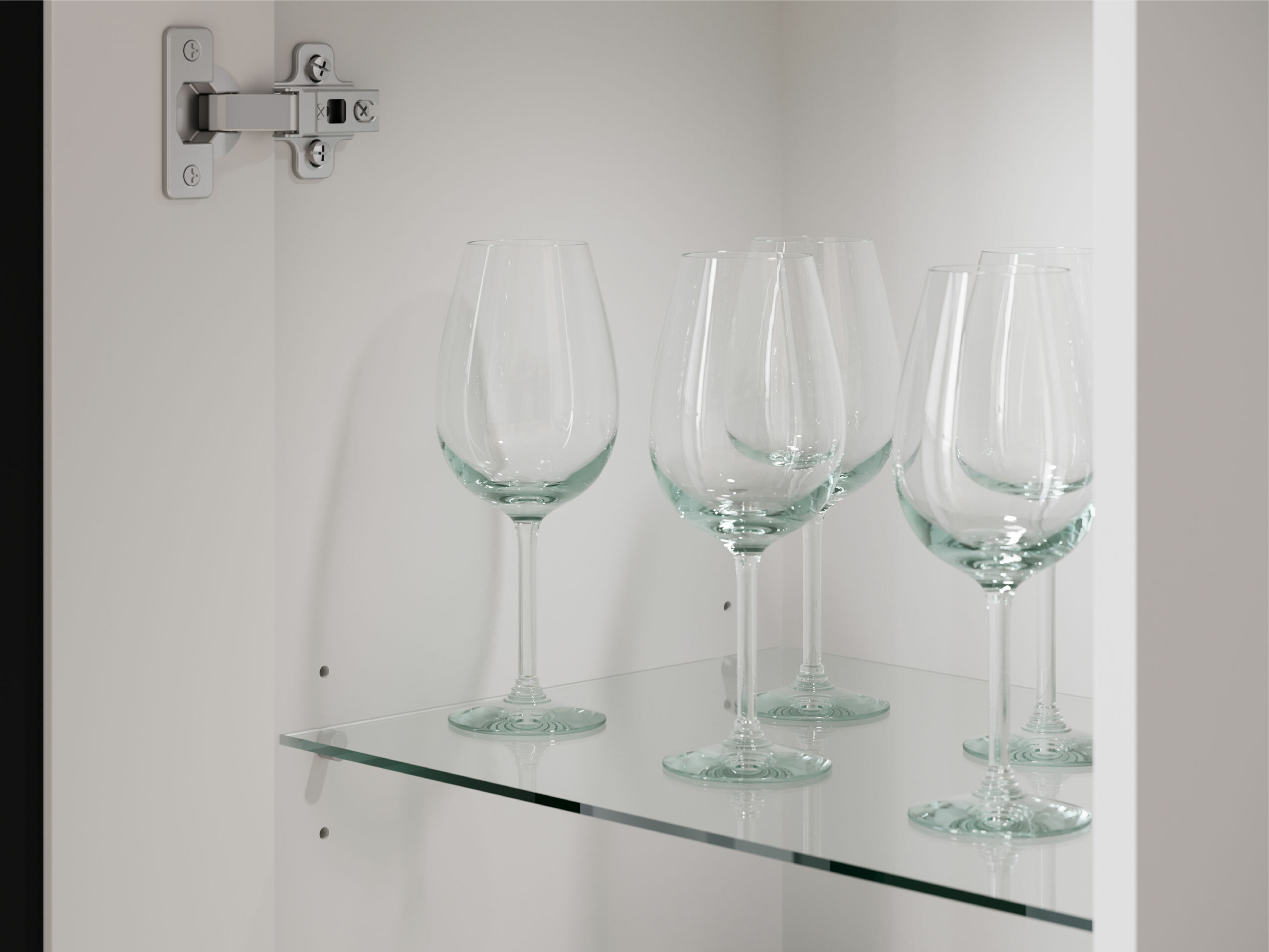 Комплект за хол Torcame 103 (Бял + Бял гланц)