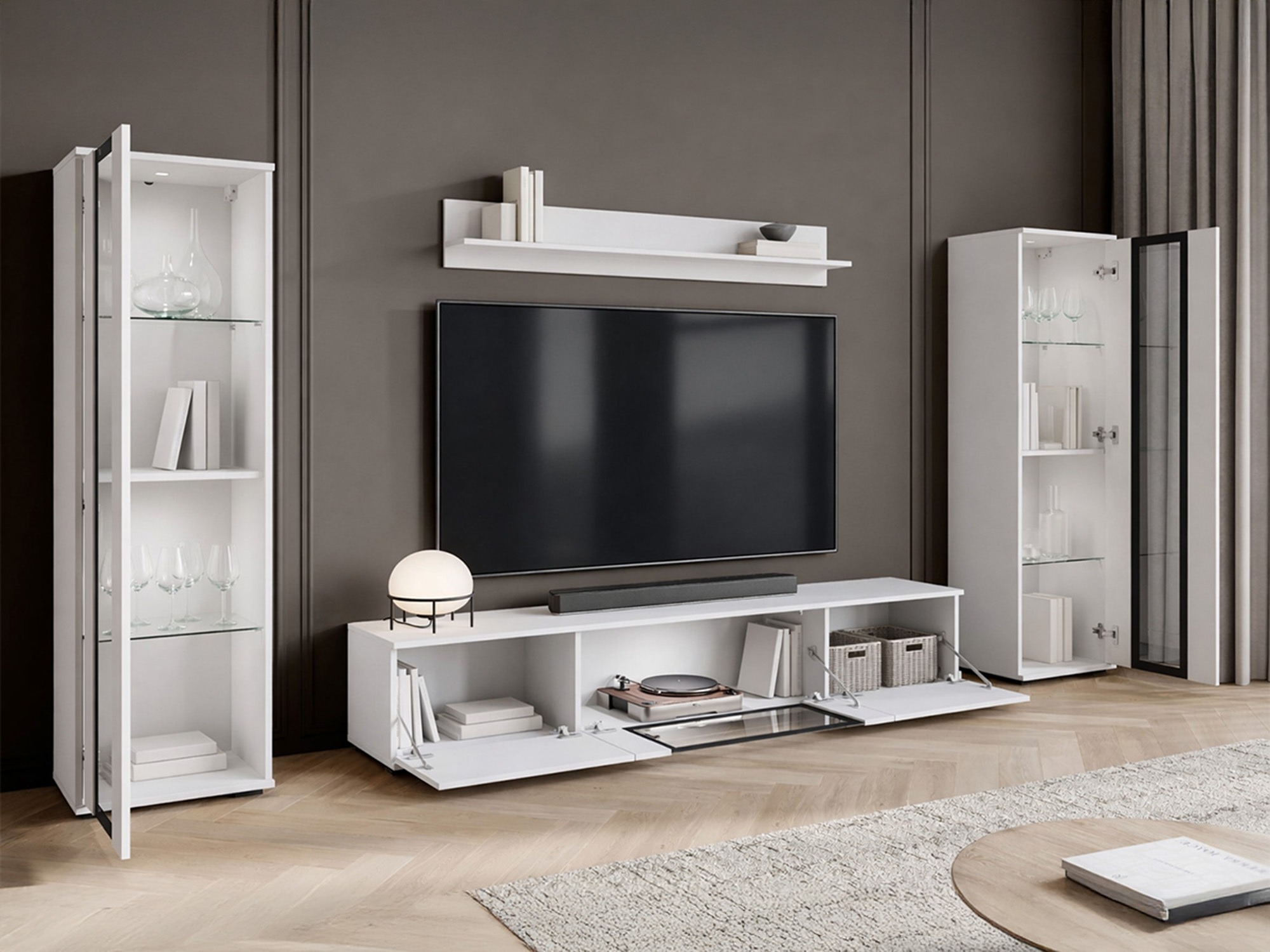 Комплект за хол Torcame 103 (Черен)