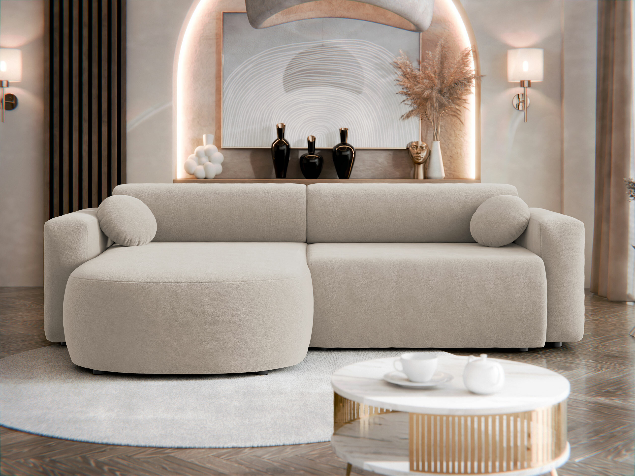 Ъглов диван Comfivo 413 (Velo 623)