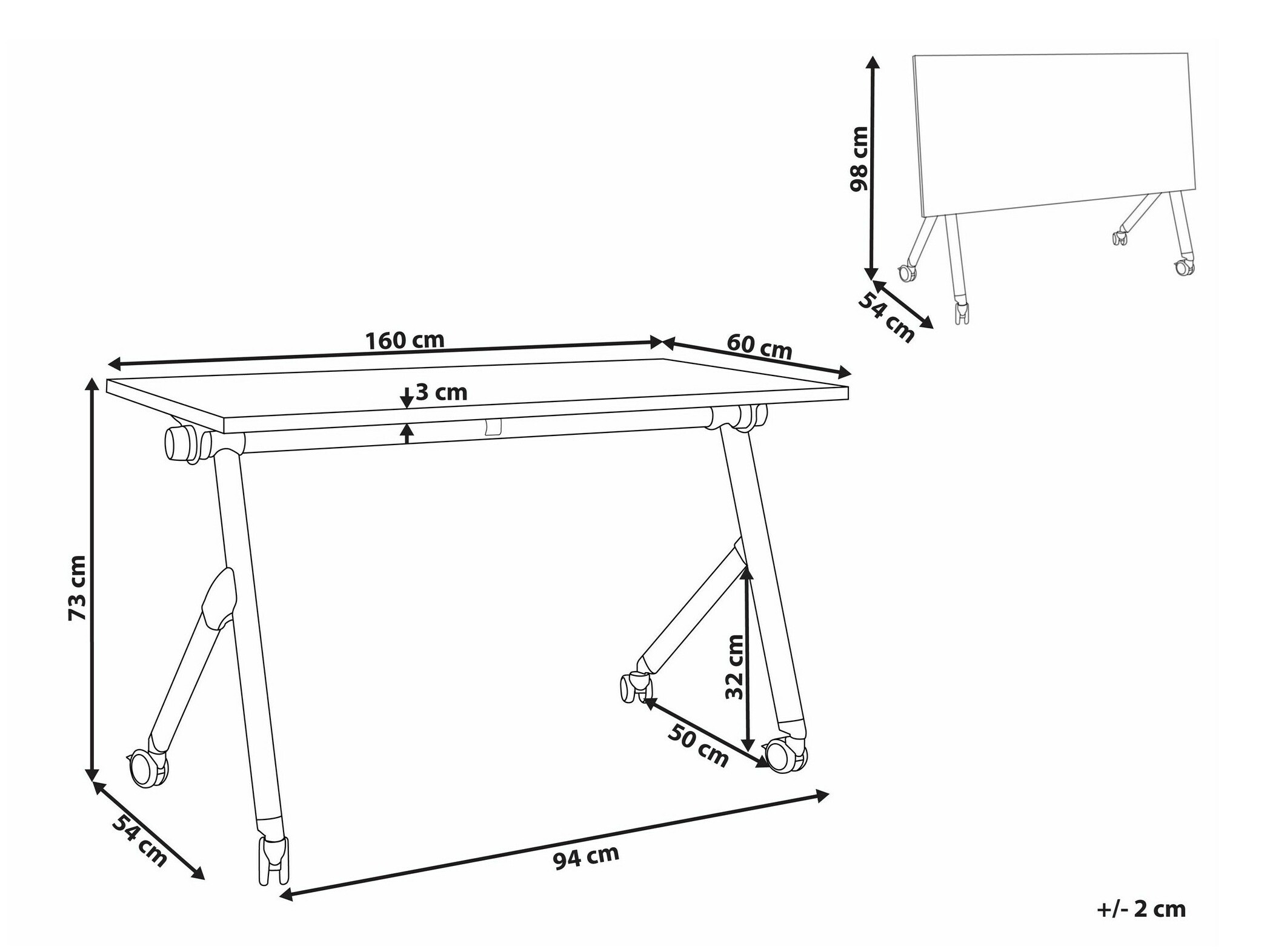 Офис бюро Berwyn 2138 (Ярък дърво)