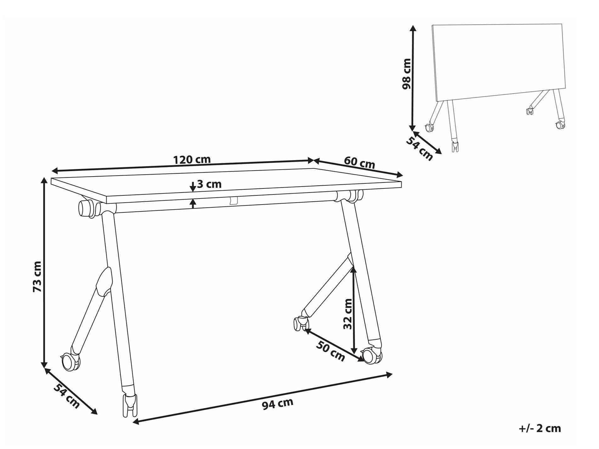 Офис бюро Berwyn 2138 (Ярък дърво)