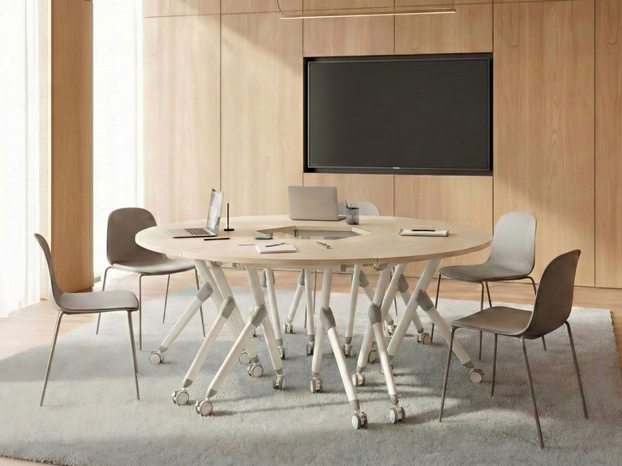 Офис бюро Berwyn 2993 (Светлокафяво)