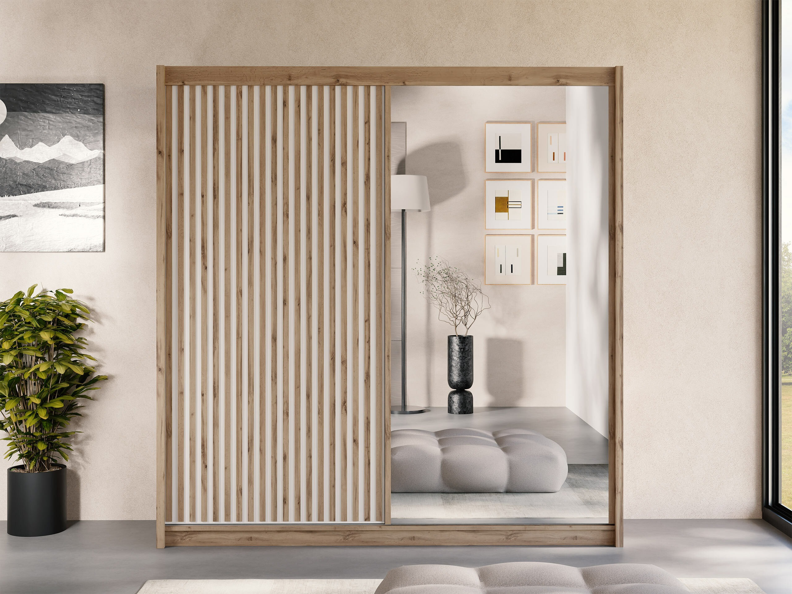 Гардероб Honolulu 274 (Кашмир + Дъб уотан)