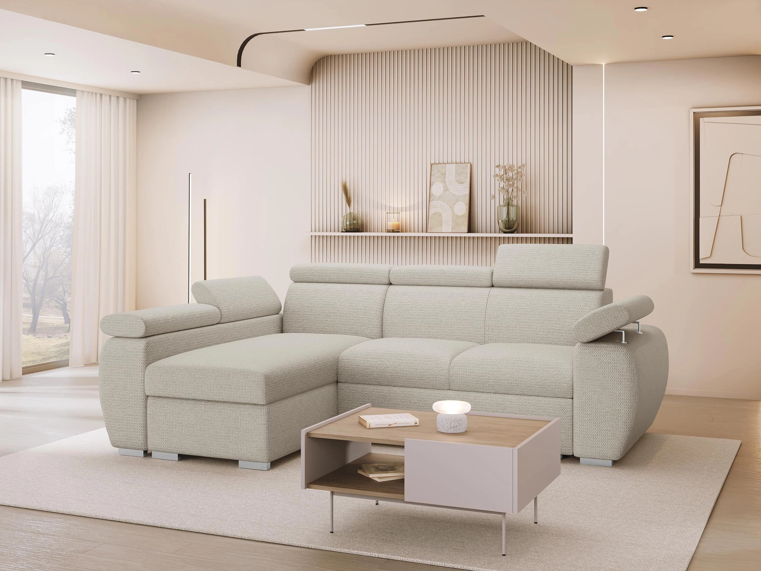 Ъглов диван Columbus 132 (Aragon 03)