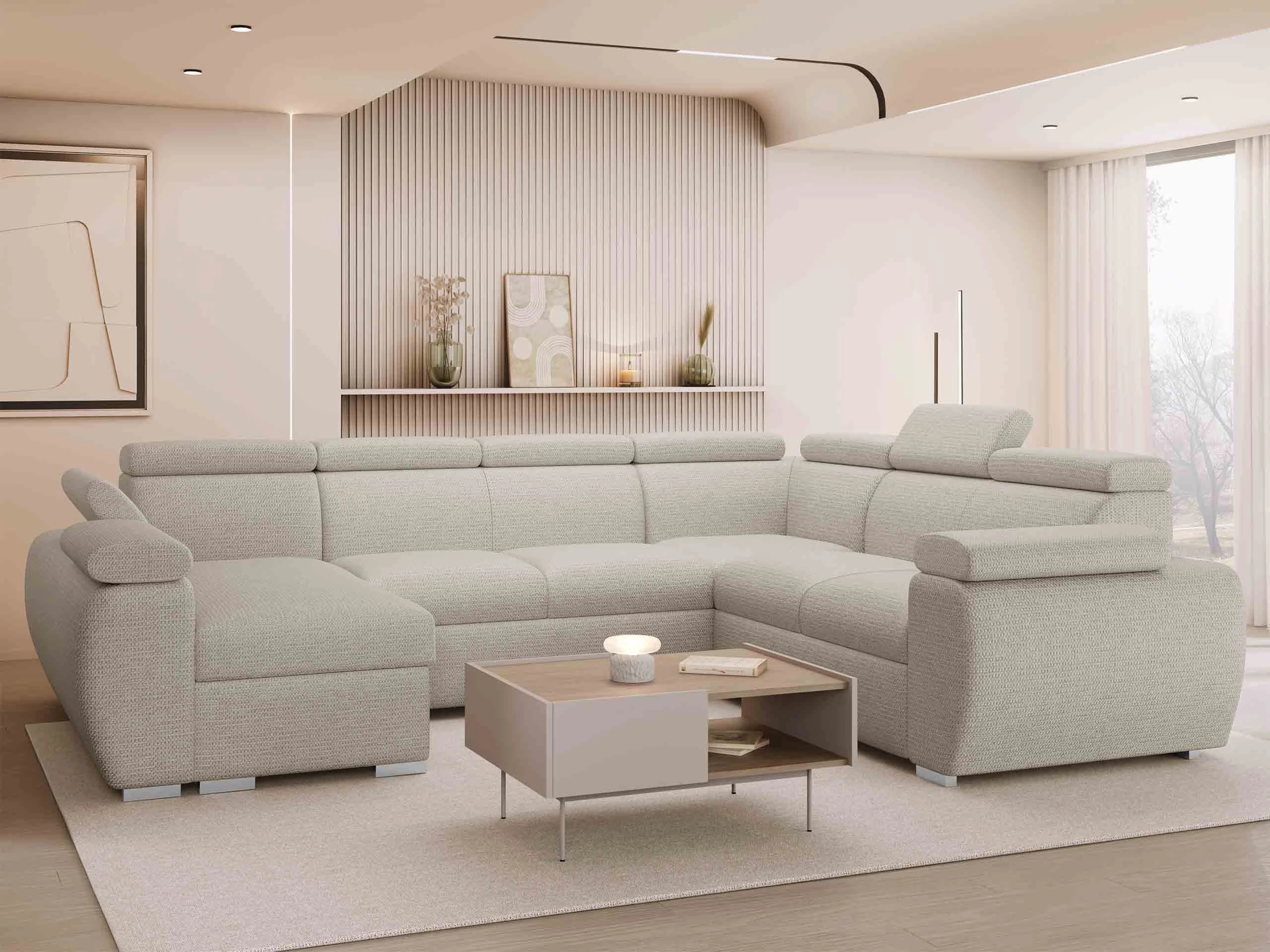 Ъглов диван Columbus 214 (Aragon 03)