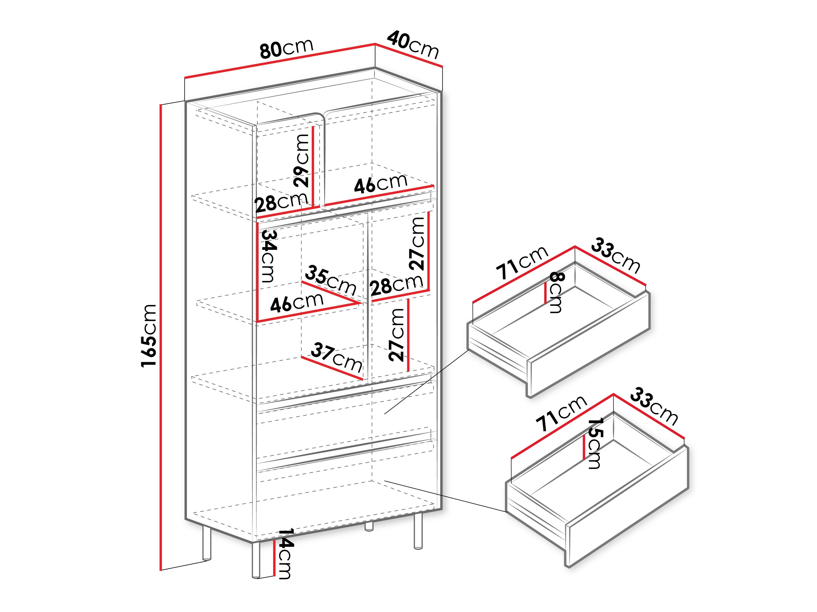Етажерка Fiosono 104 (Пепеливо зелен + Дъб)
