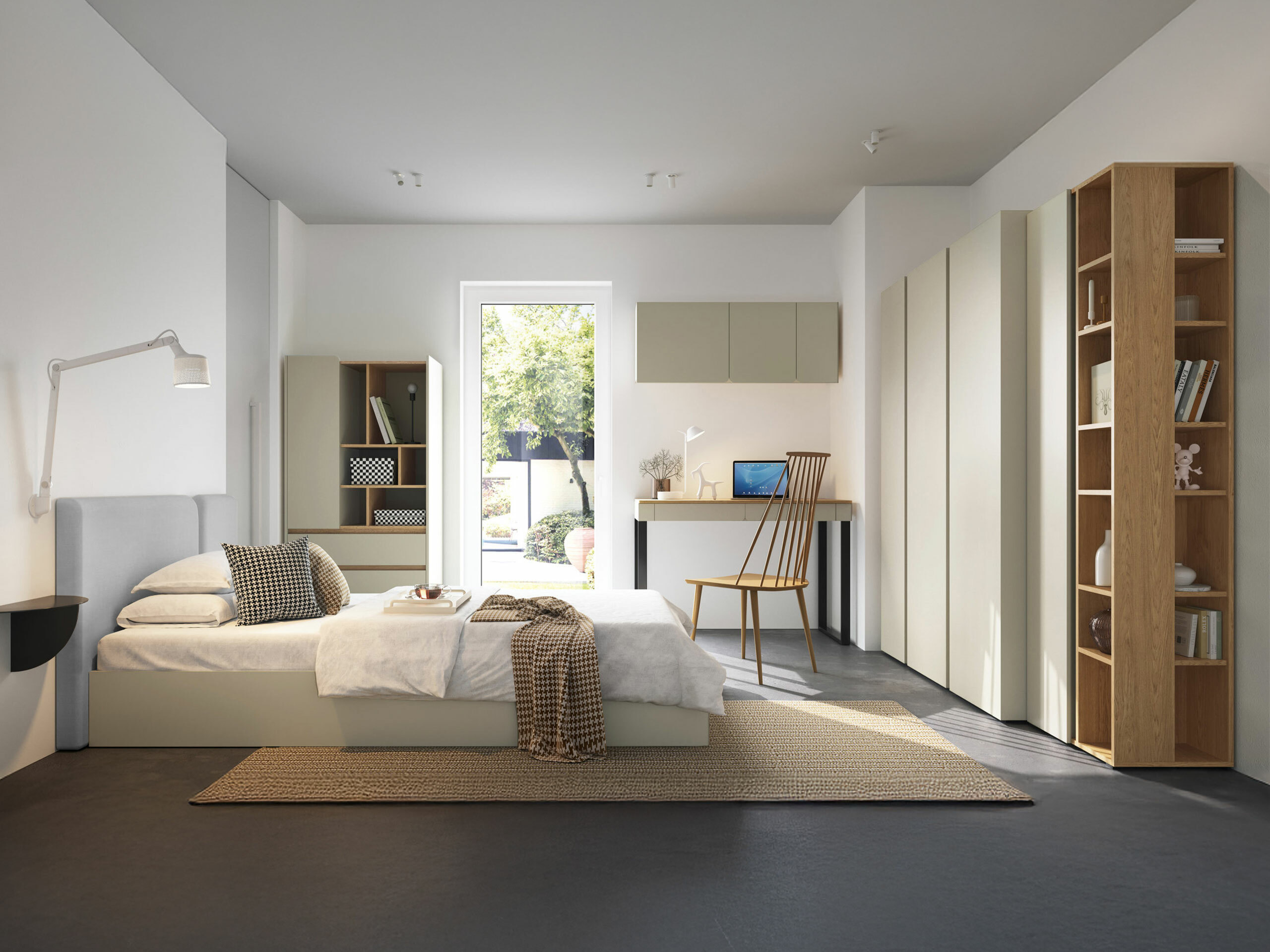 Етажерка Fiosono 105 (Евкалипт + Дъб)