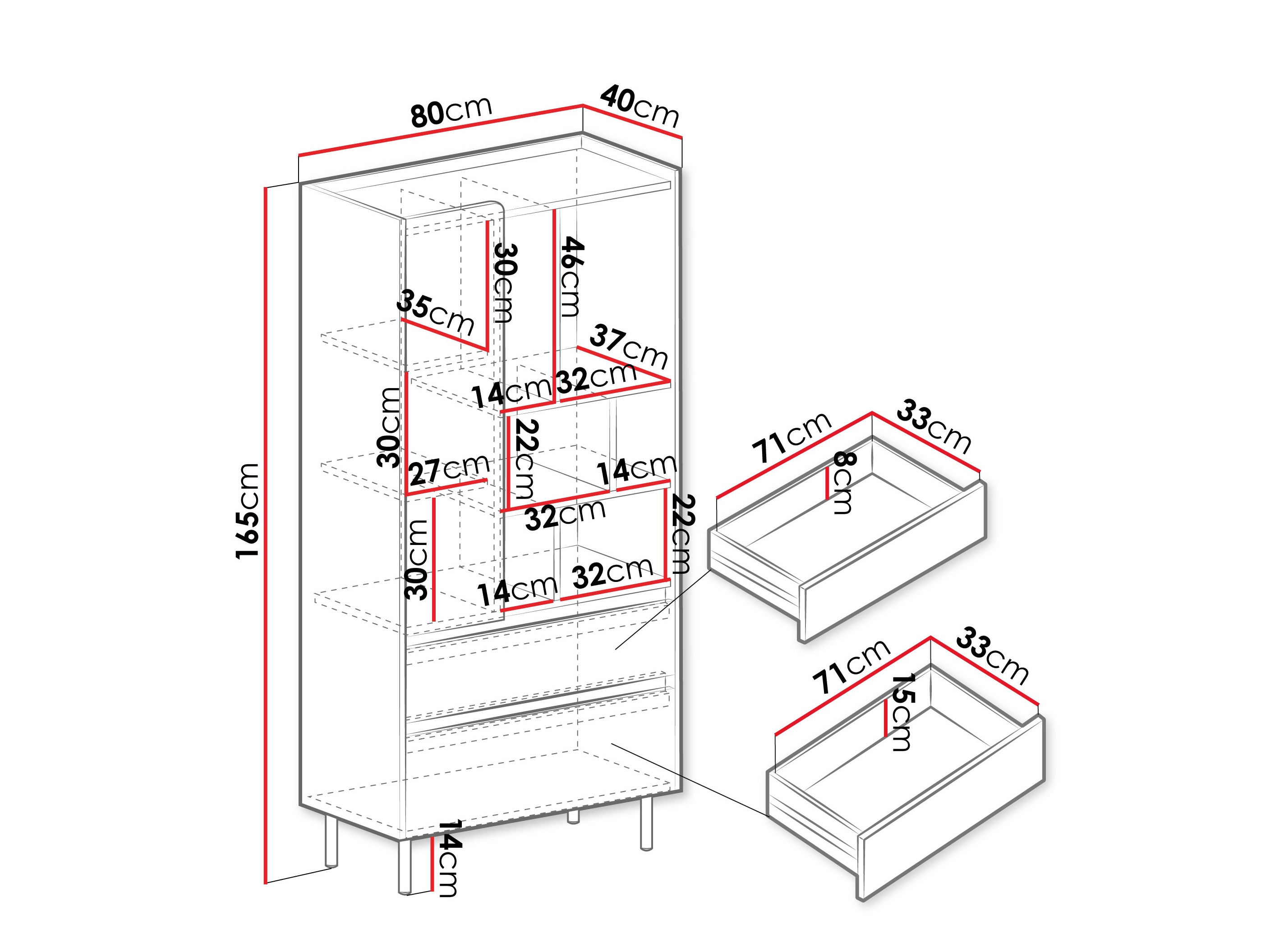 Етажерка Fiosono 105 (Пепеливо зелен + Дъб)