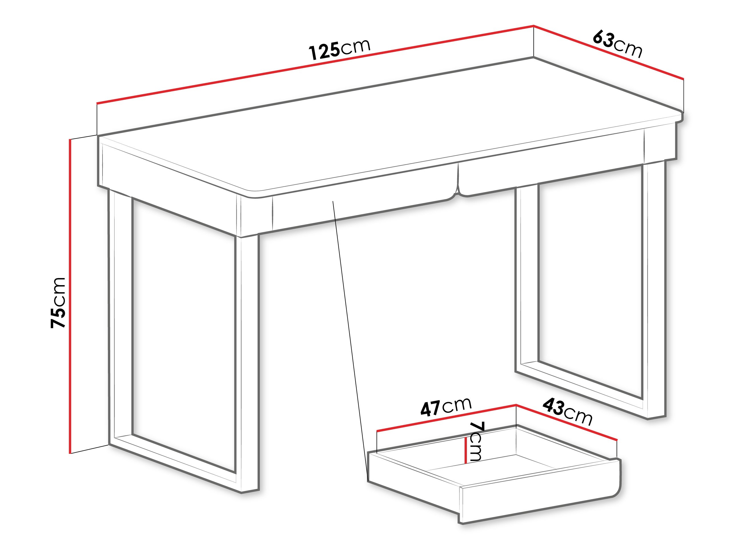 Офис бюро Fiosono 109 (Евкалипт + Дъб)