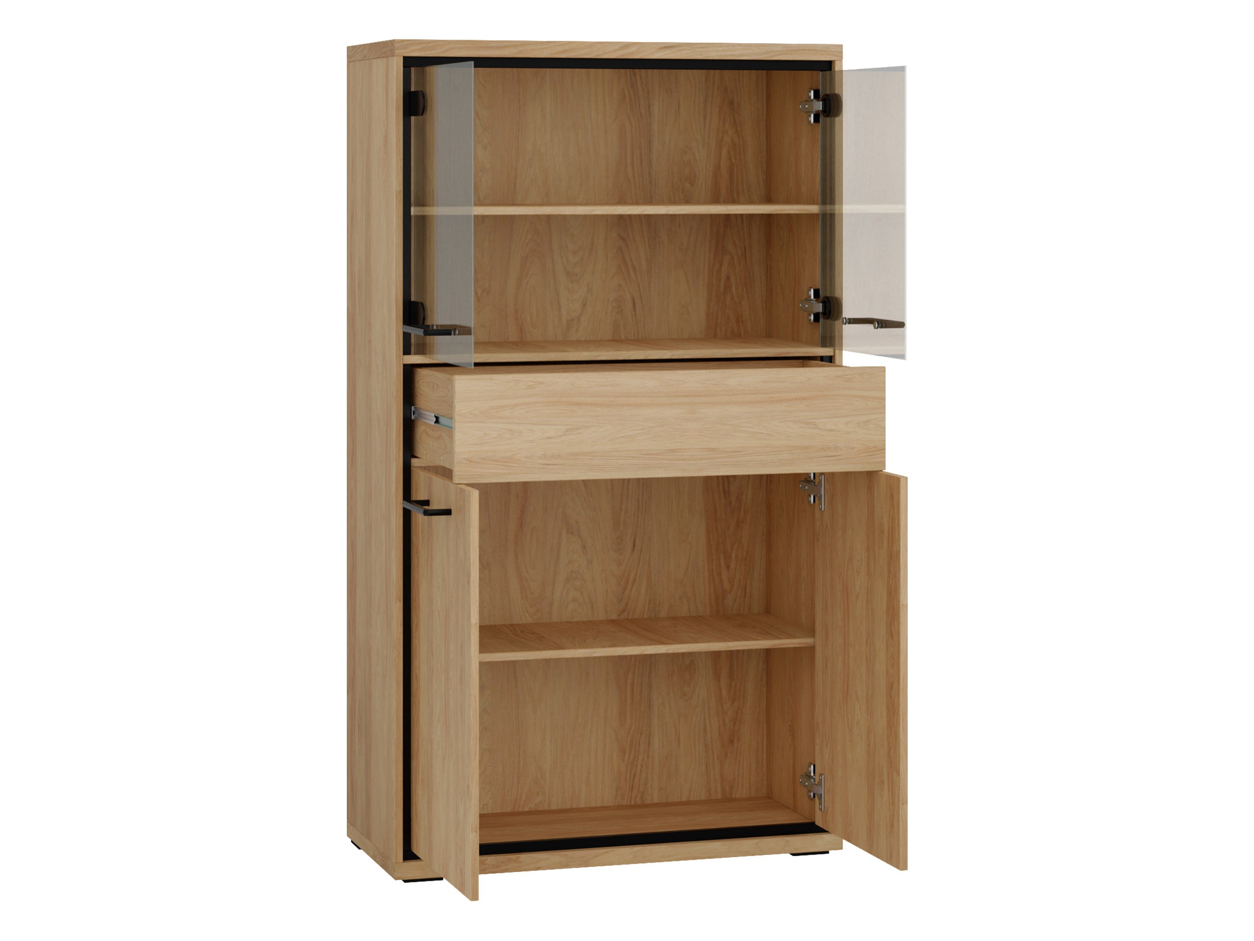 Етажерка Etrmoni 102 (Ярък дърво + Дъб)