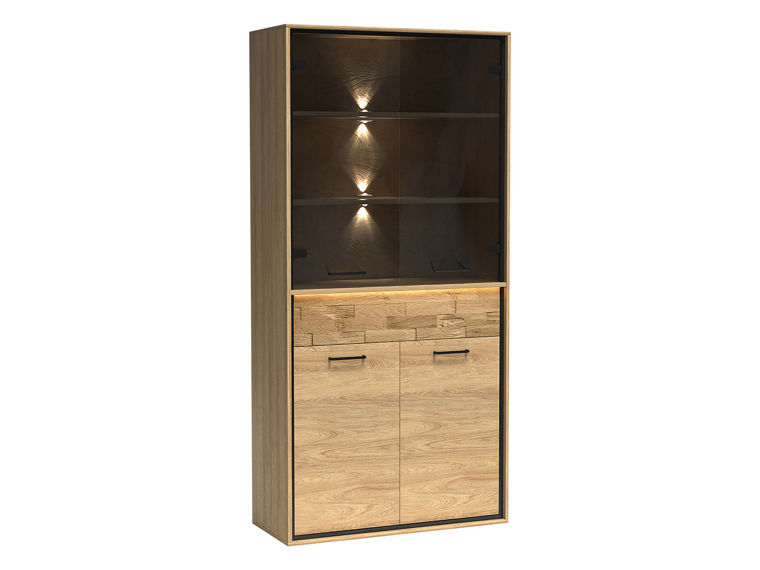 Етажерка Etrmoni 102 (Ярък дърво + Дъб)