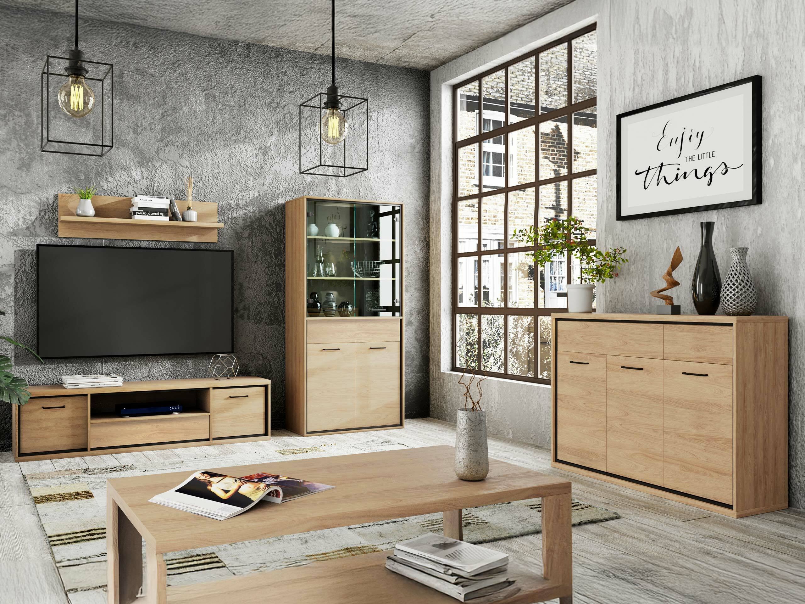 Етажерка Etrmoni 102 (Ярък дърво)